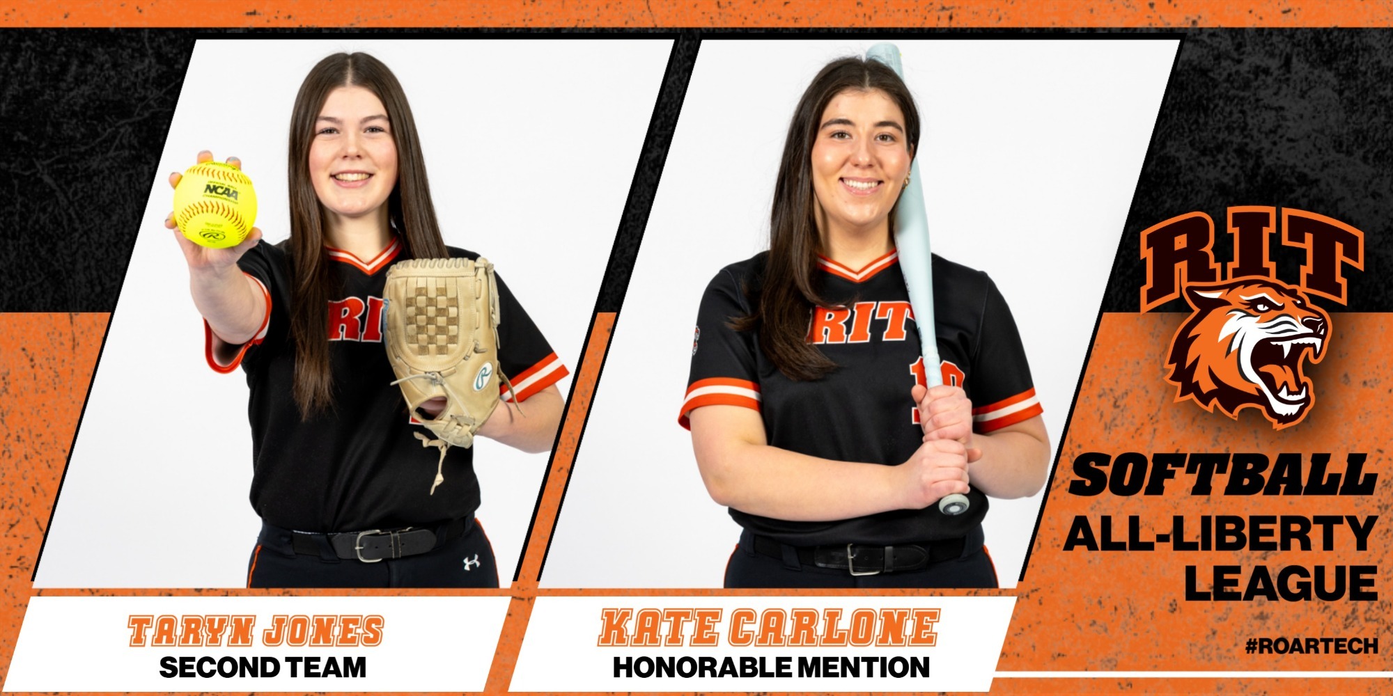 a softball all liberty league graphic