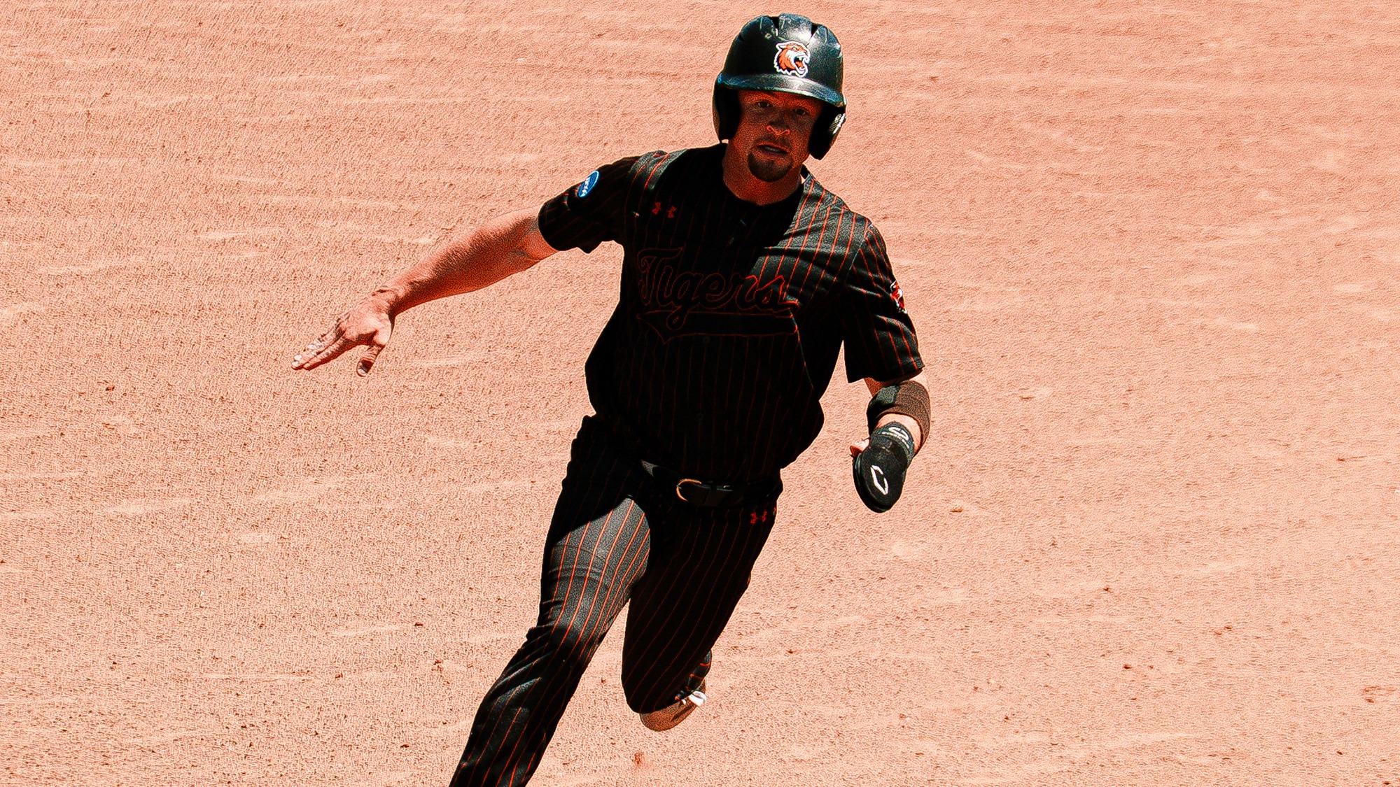 An RIT baseball player runs the bases in an NCAA Division III regional game against Rowan on Saturday, May 16, 2026 in Gorham, Maine