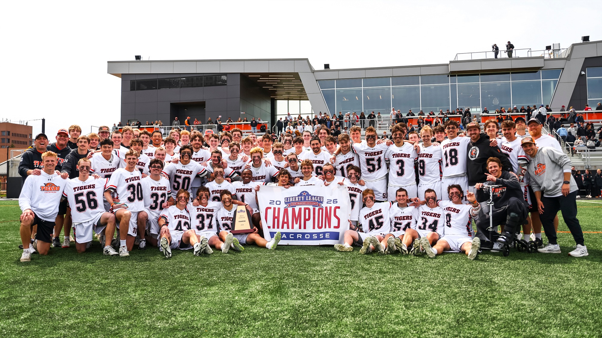 Men's Lacrosse defeats Union and becomes the 2026 Liberty League Champions on Saturday, May 3, 2026, at . RIT Men's Lacrosse game vs. Union College. (Mikaela Engstrom/RIT Sports Network).