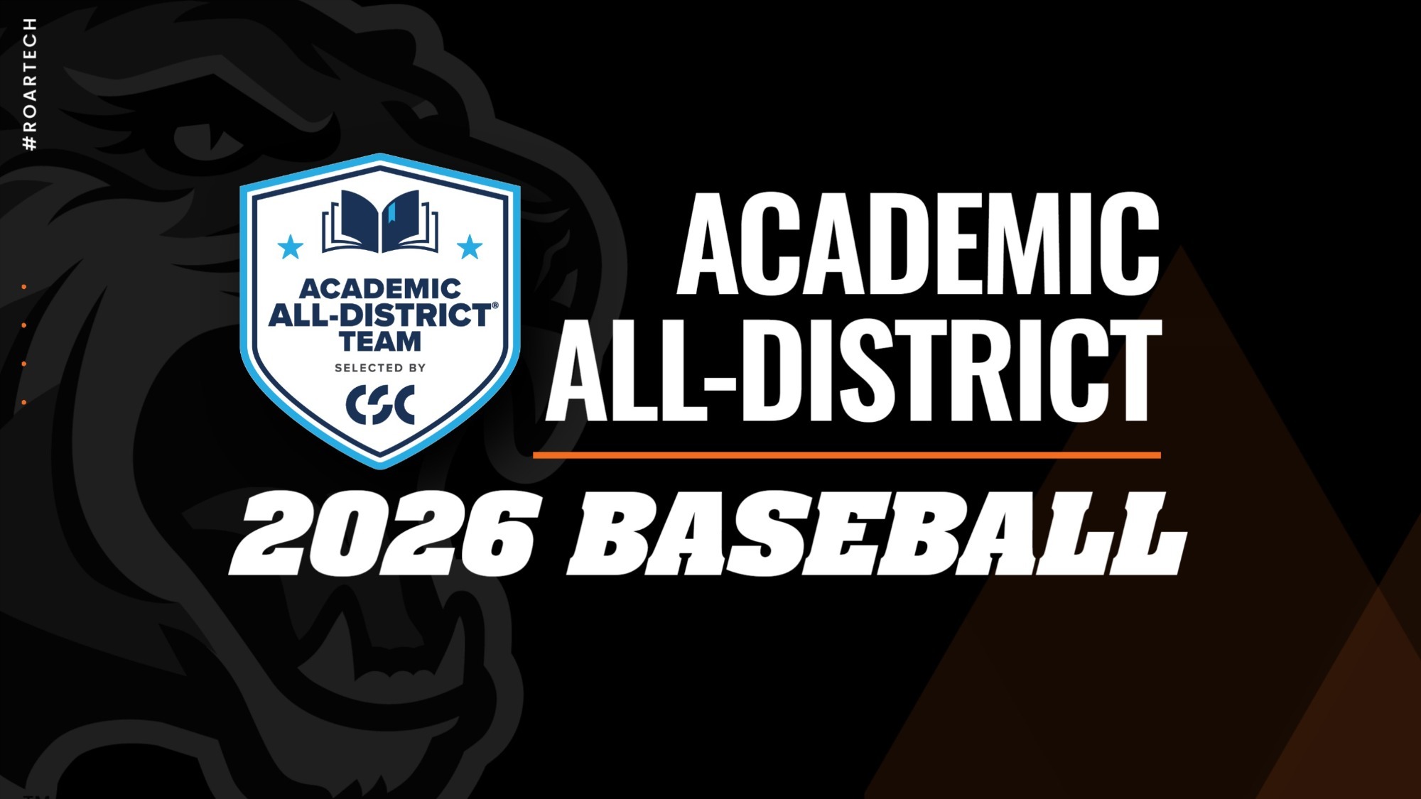 a academic all district baseball graphic