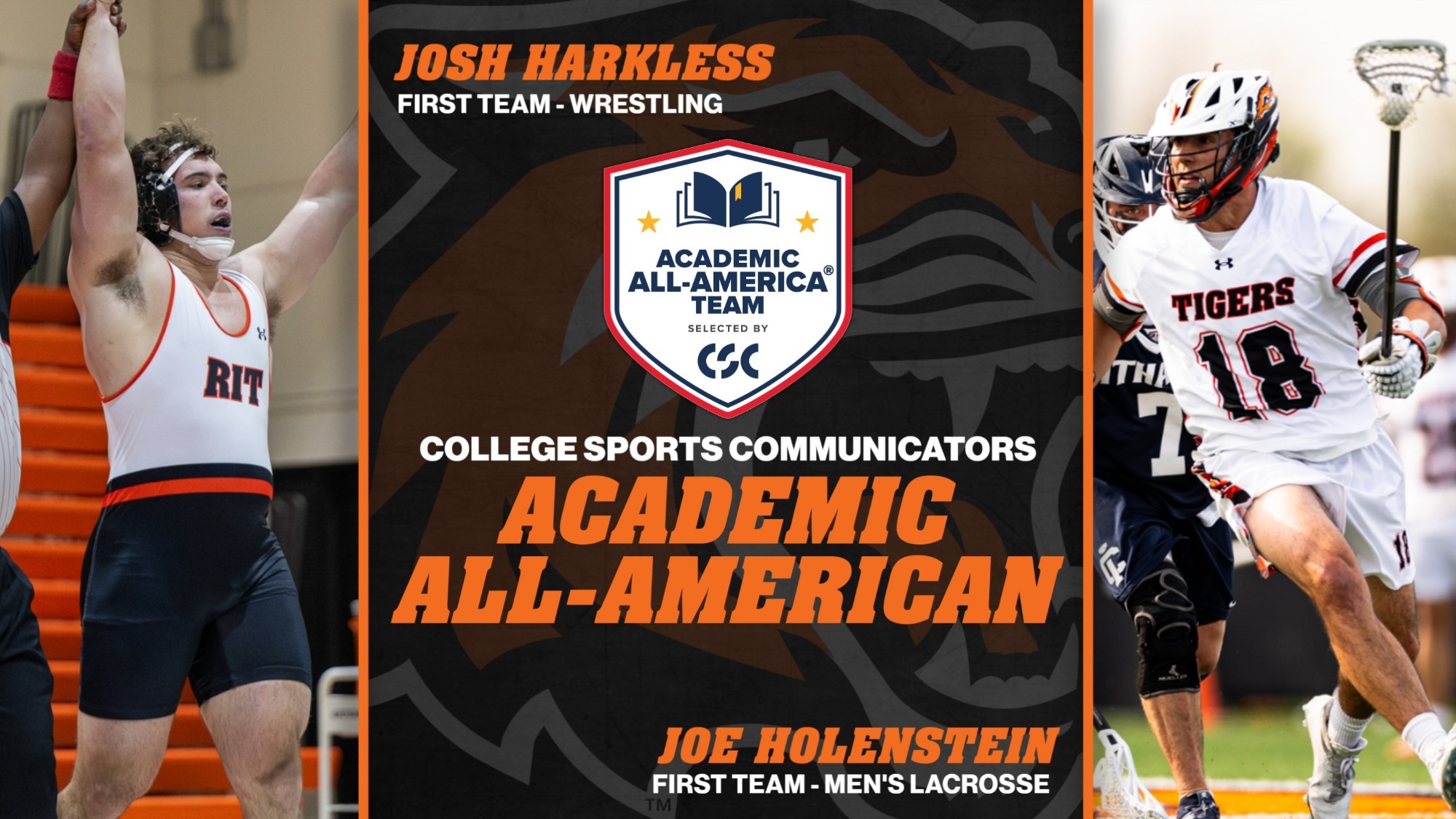 a college sports communicators academic all american graphic