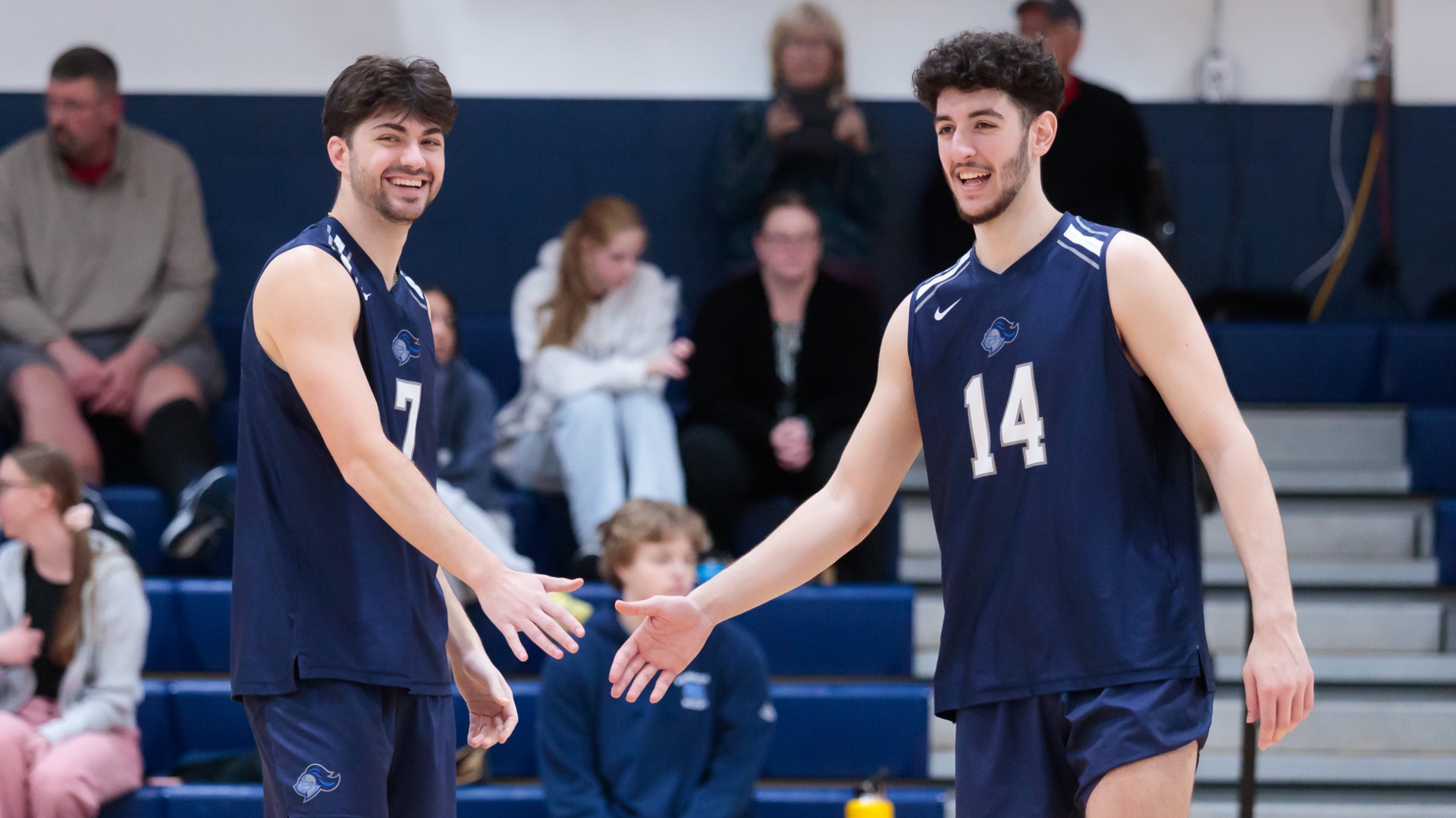 High five between McCloskey and Awde