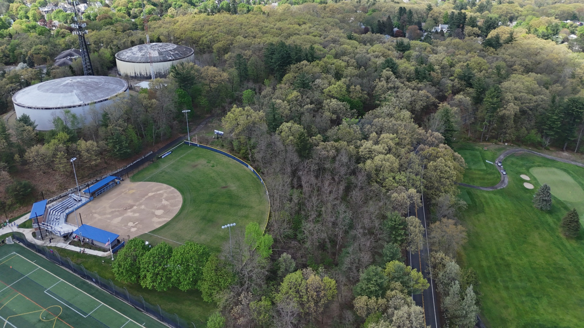 Raider Diamond aerial shot