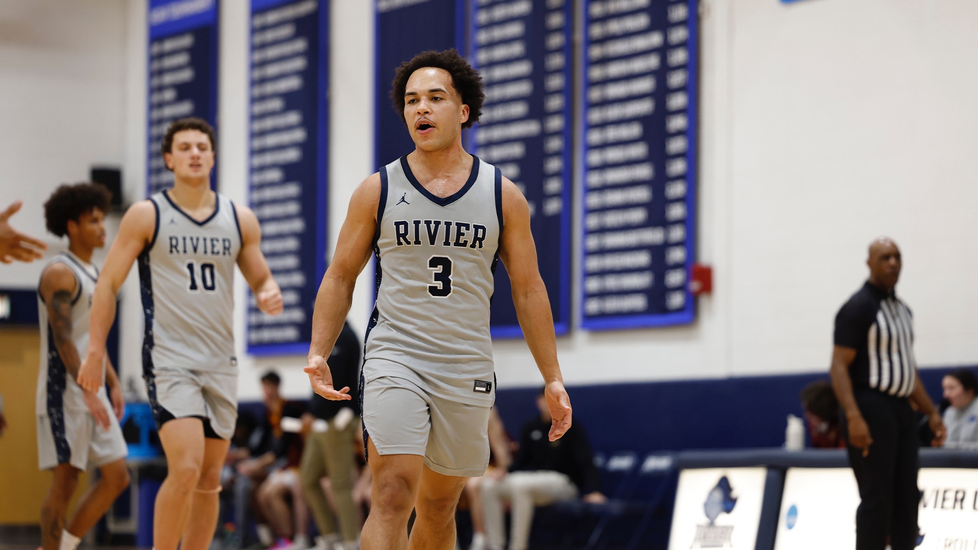 Rob Baguidy celebrating