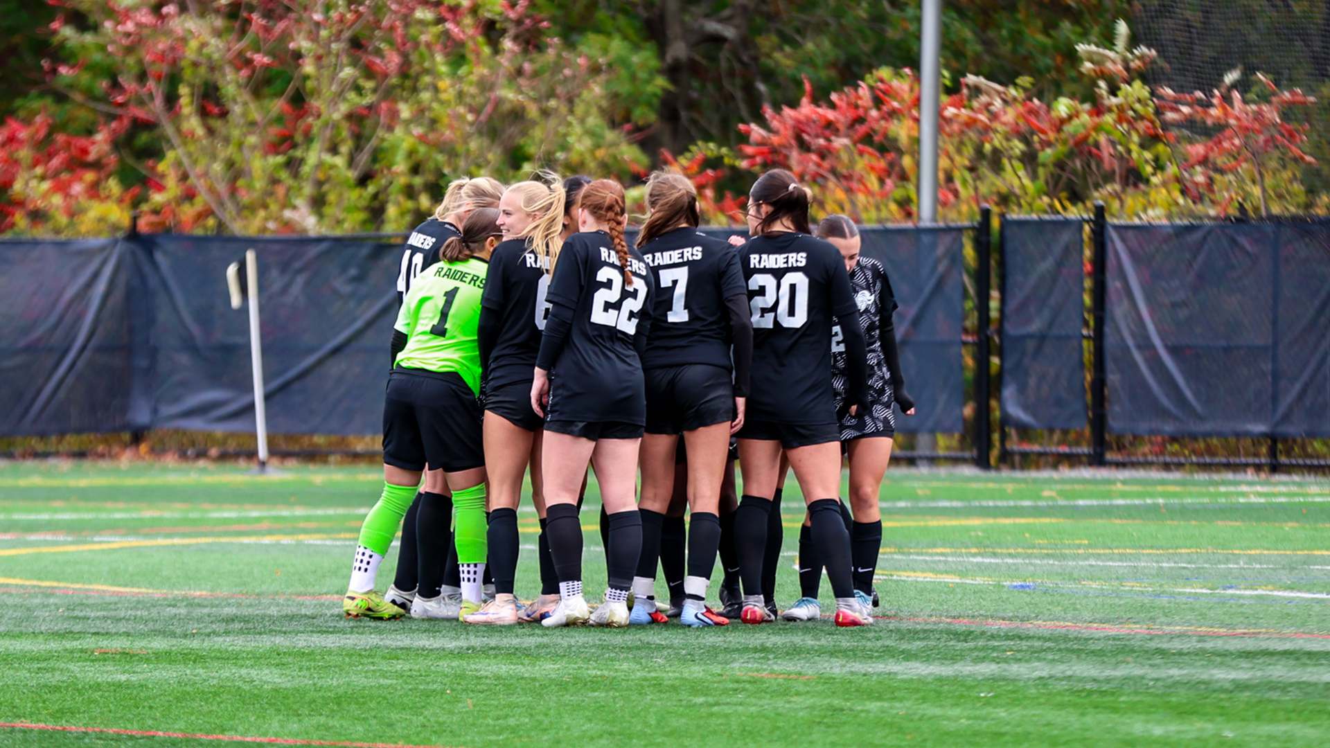 Women's Soccer Huddle