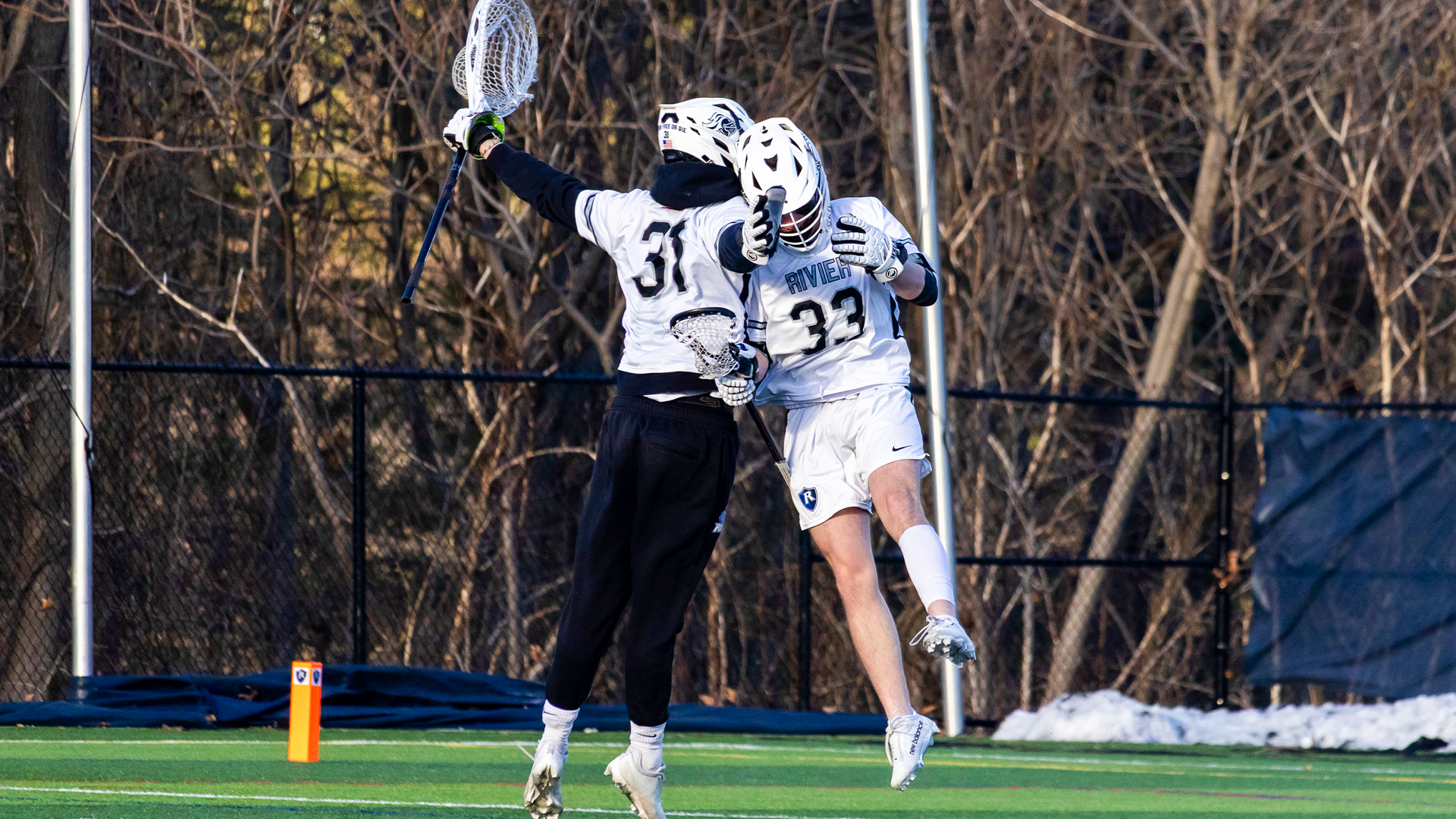 Lucas Fitts and Cole Ronalter Celebrating