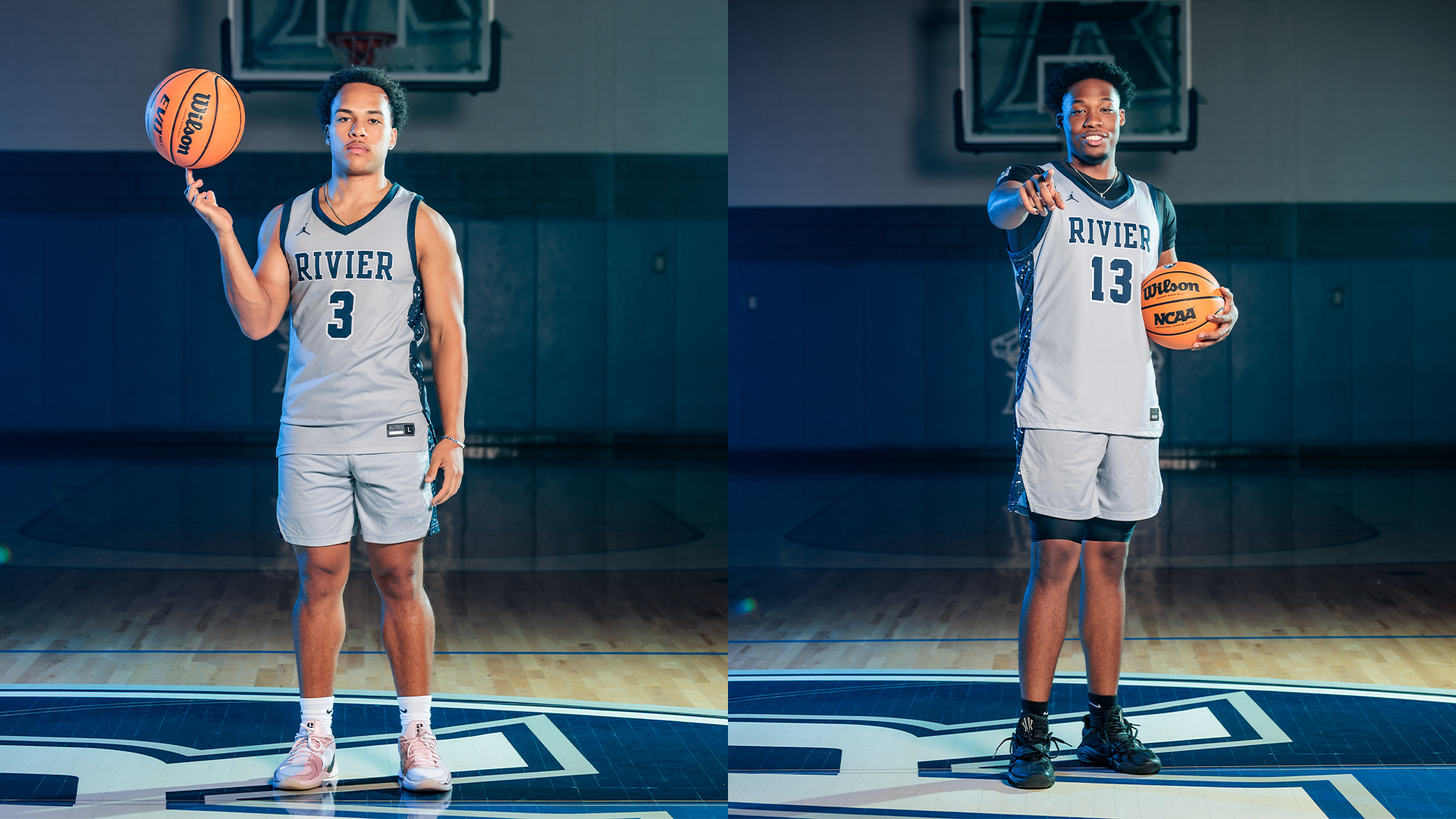 Rob Baguidy and Izaiah Shaw-Glen Media Day Pictures