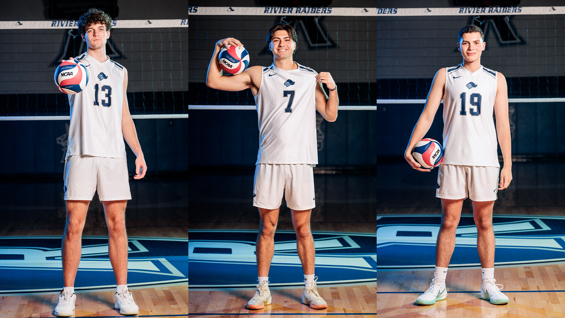 Tyler Dickinson, Matthew McCloskey, and Wilfredo Castillo media day pictures