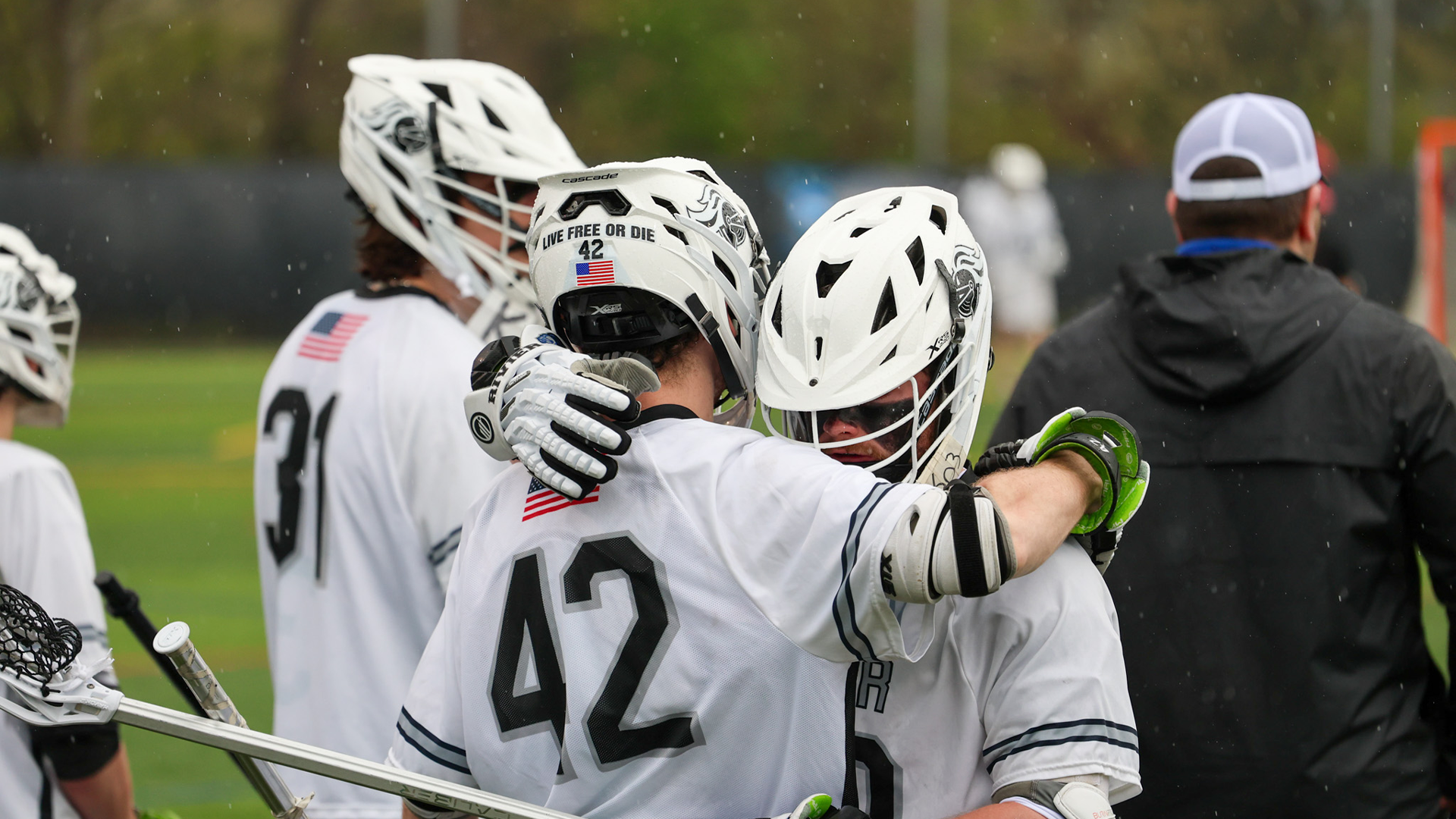 Post game hug