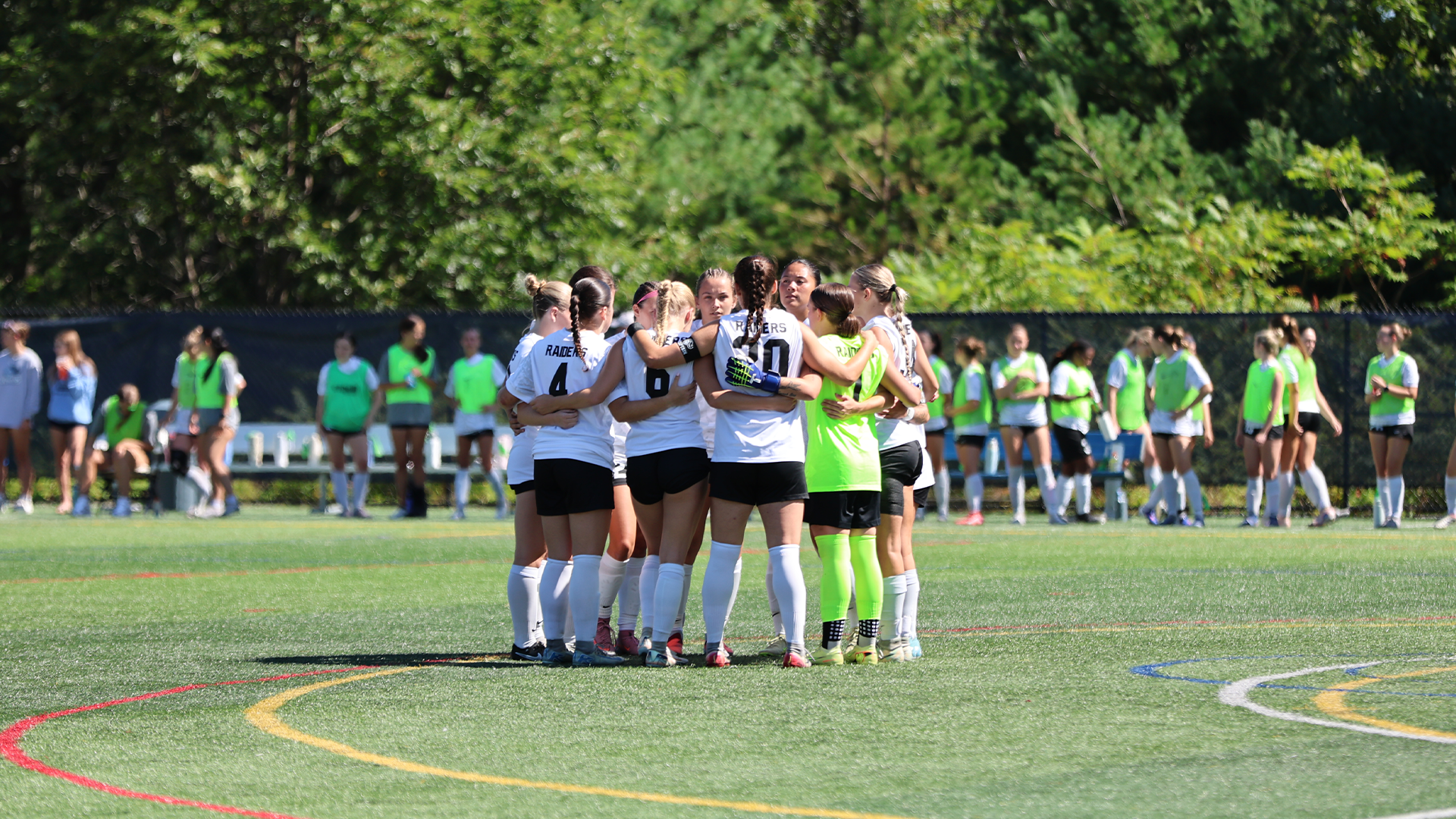 WSOC Starters Pregame Huddle