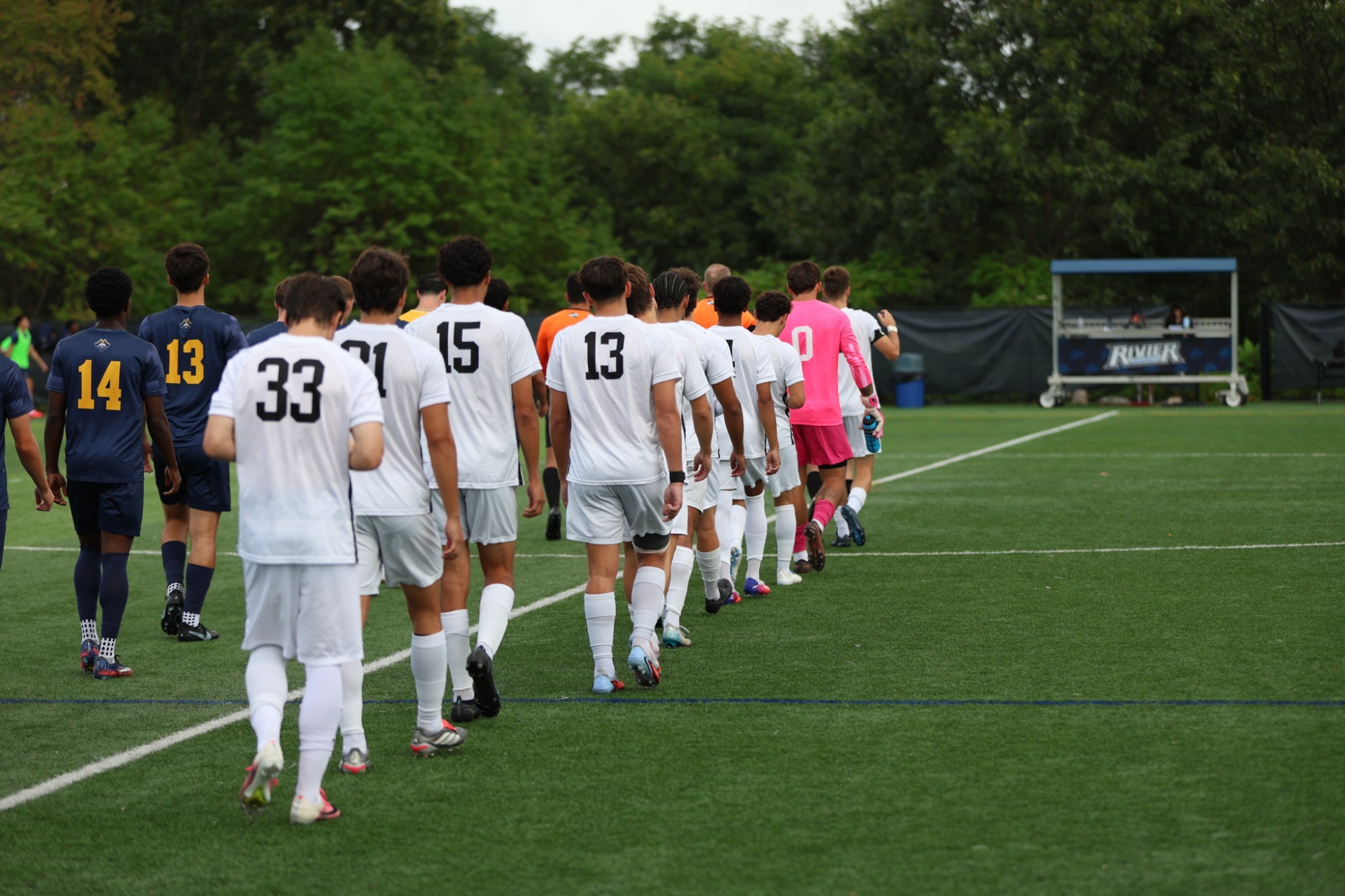 Men's soccer walking