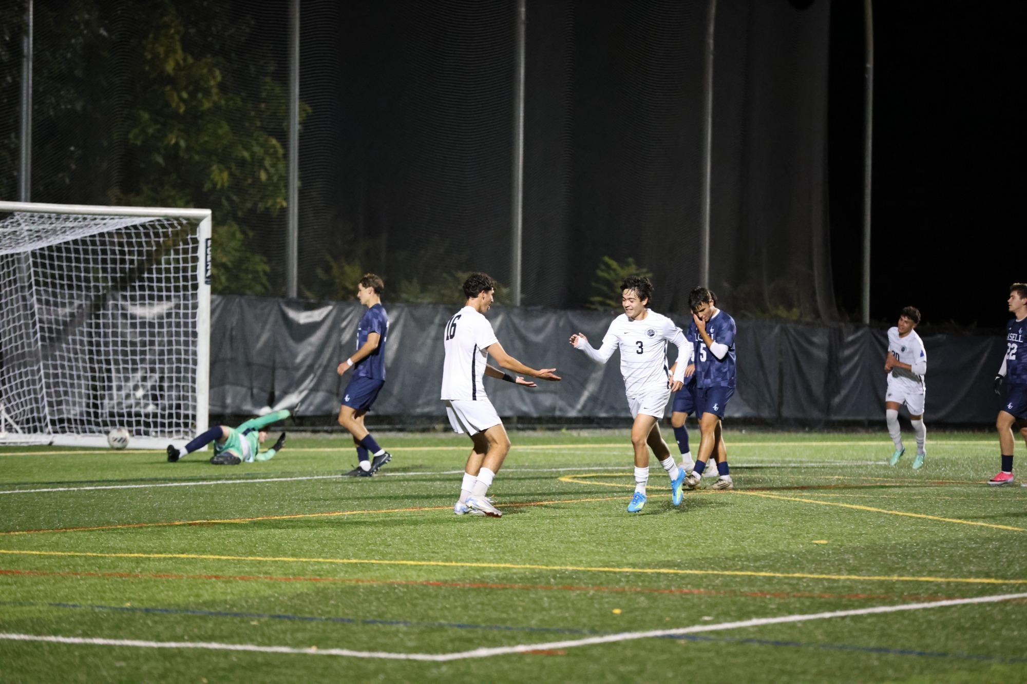 Pereira and Arsenov celebrating