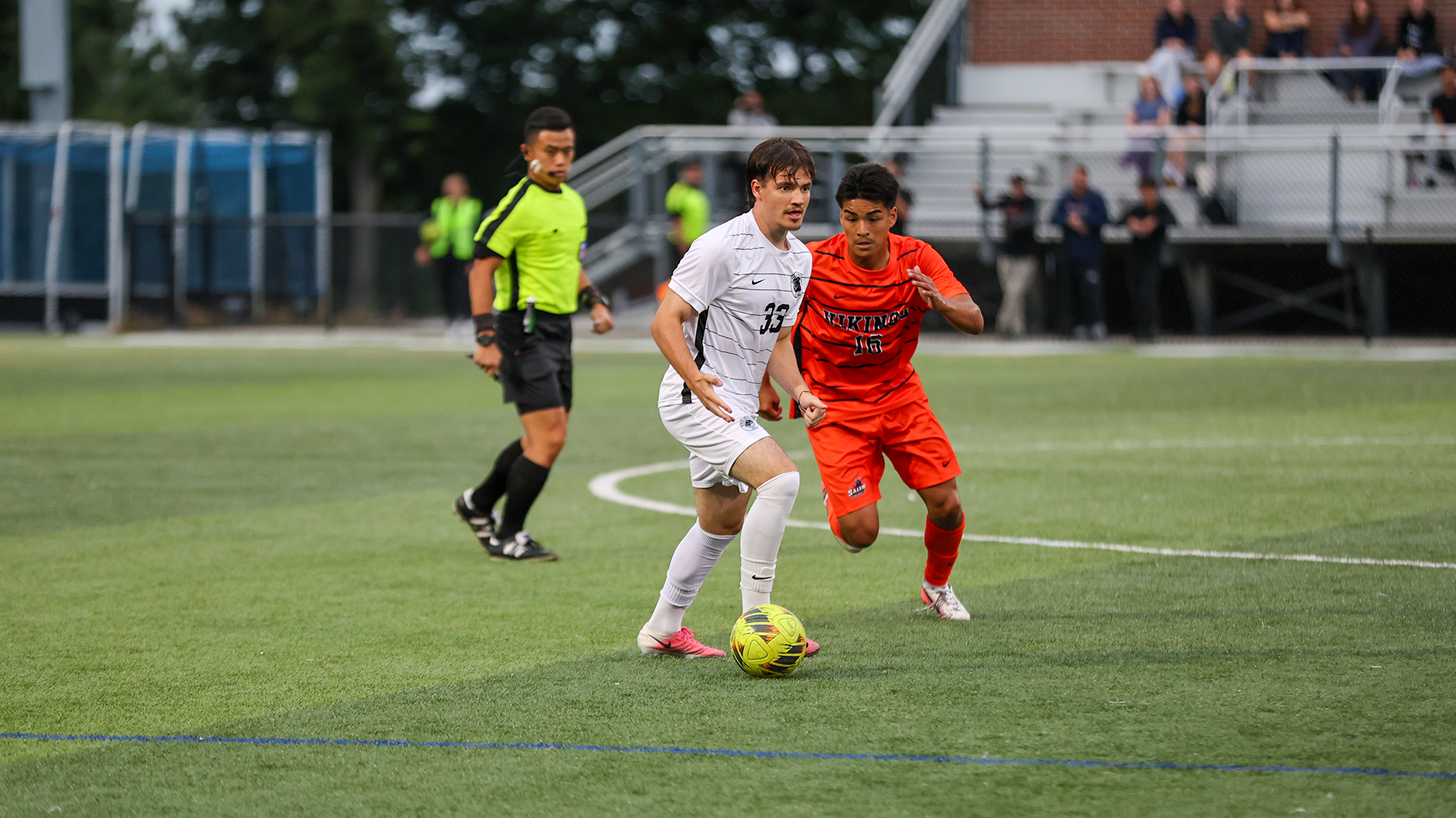 Dino Hurtic Dribbling past a defender 