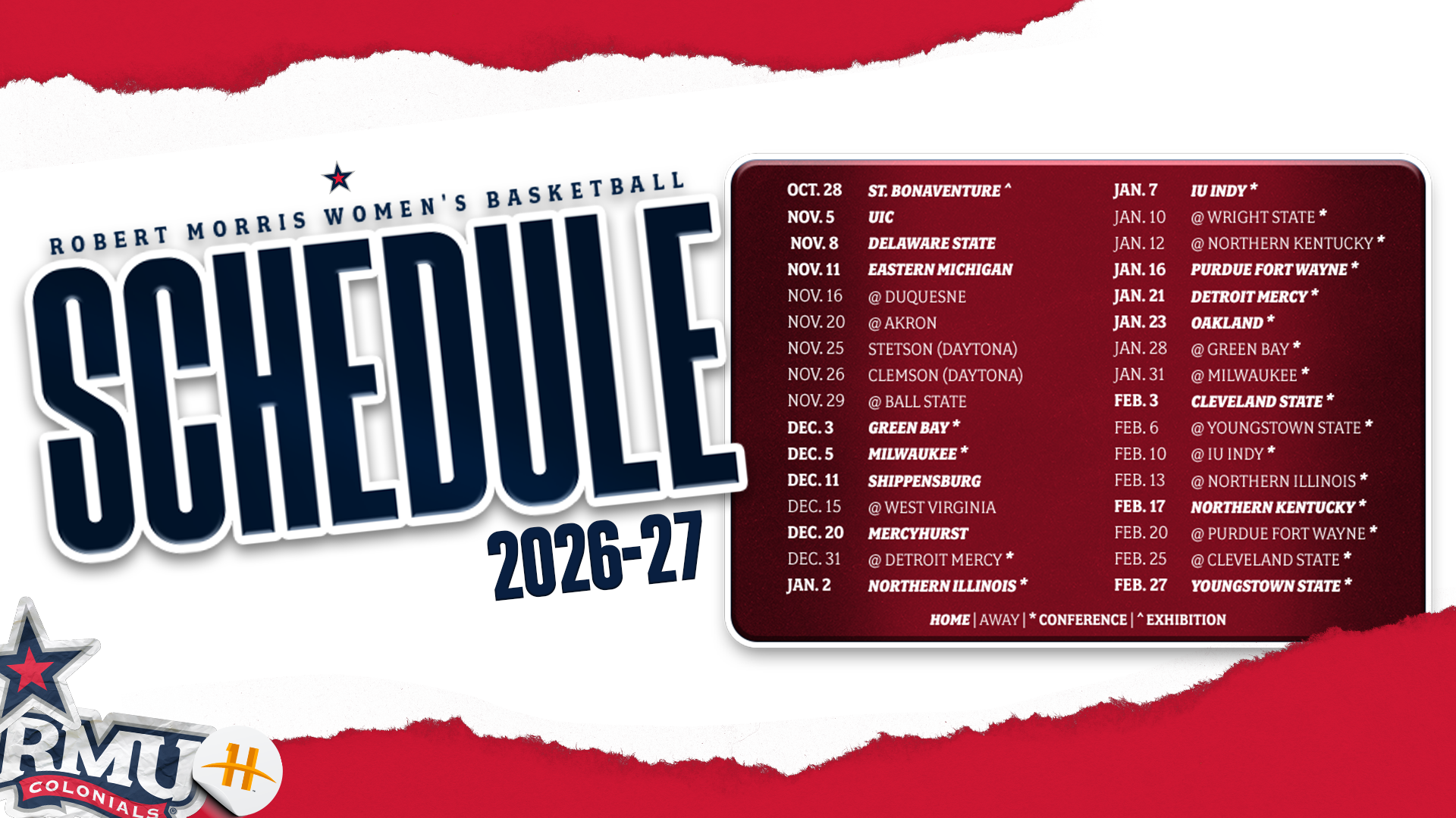 2026-27 WBB Complete Schedule