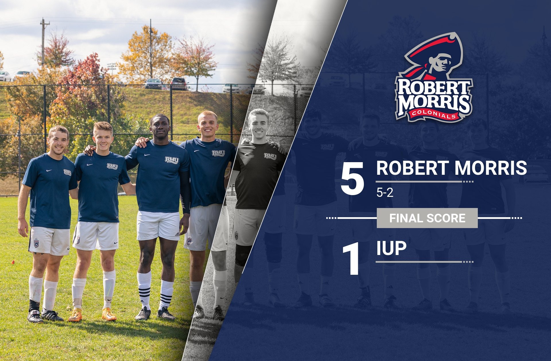 Men's Soccer vs. IUP final score