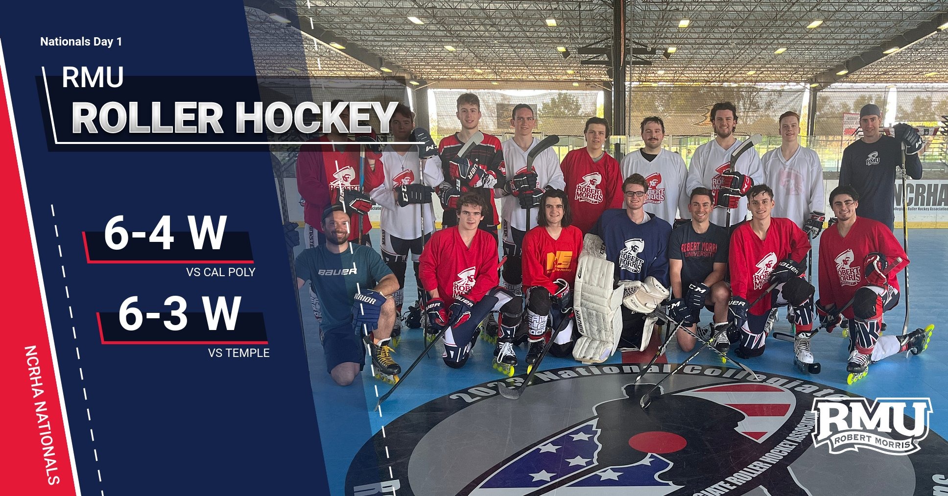 RMU goes 20 to Start NCRHA Nationals Robert Morris University Club