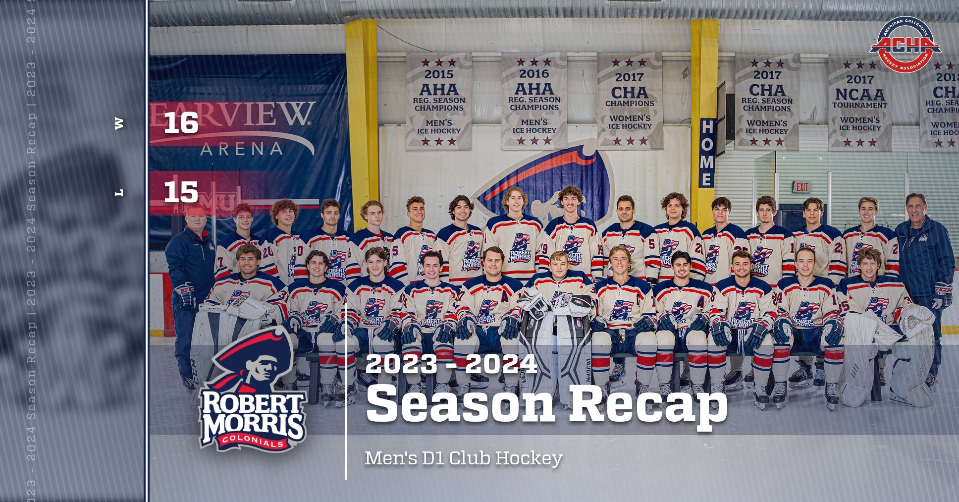 Men's D1 Club Hockey Season Recap 2023 2024 Robert Morris University