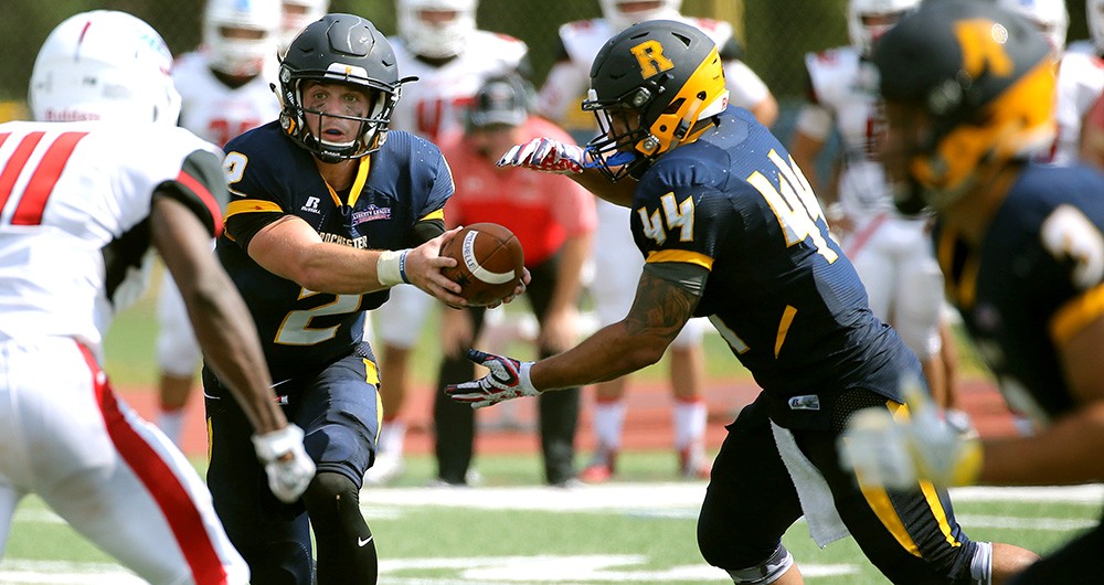Shane Saucier Football University of Rochester Athletics