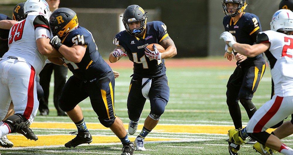 Shane Saucier Football University of Rochester Athletics