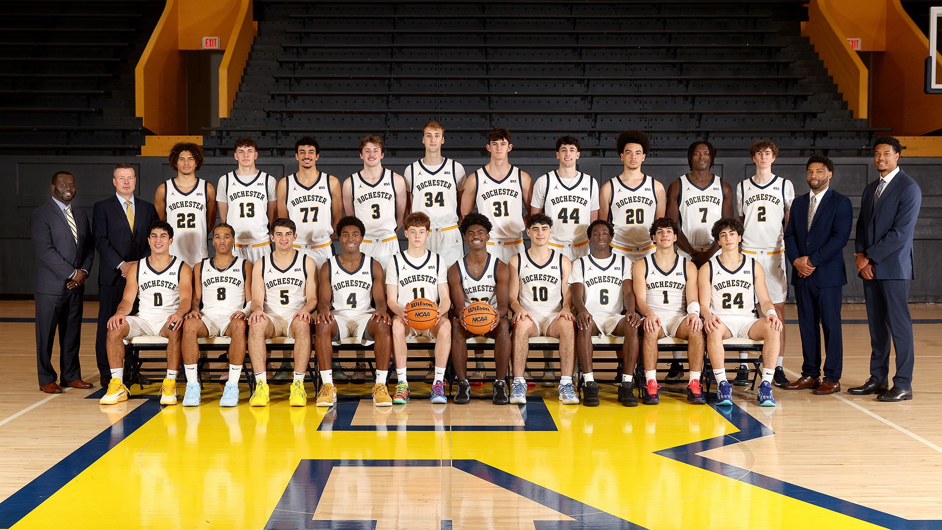 2025-26 UR Men's Basketball Team Photo