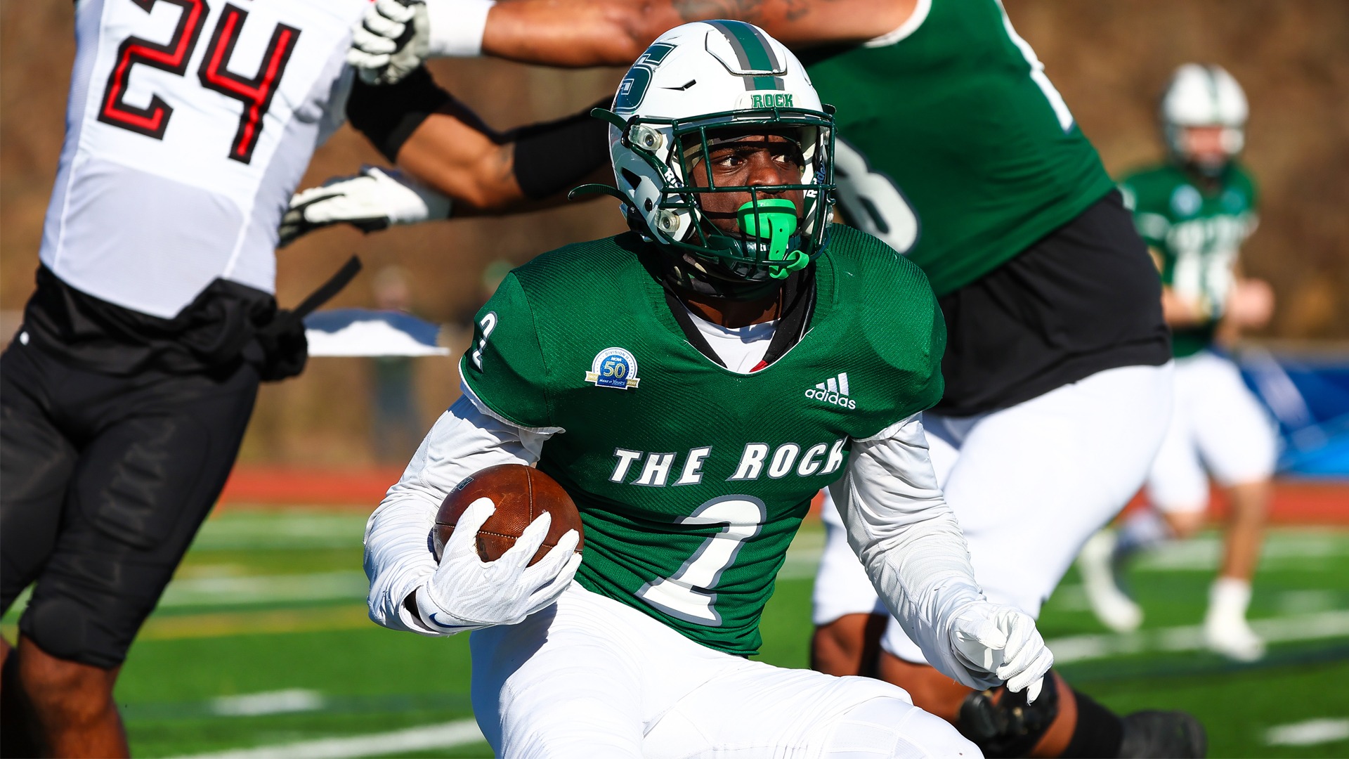 Khalid Dorsey Football Slippery Rock University Athletics