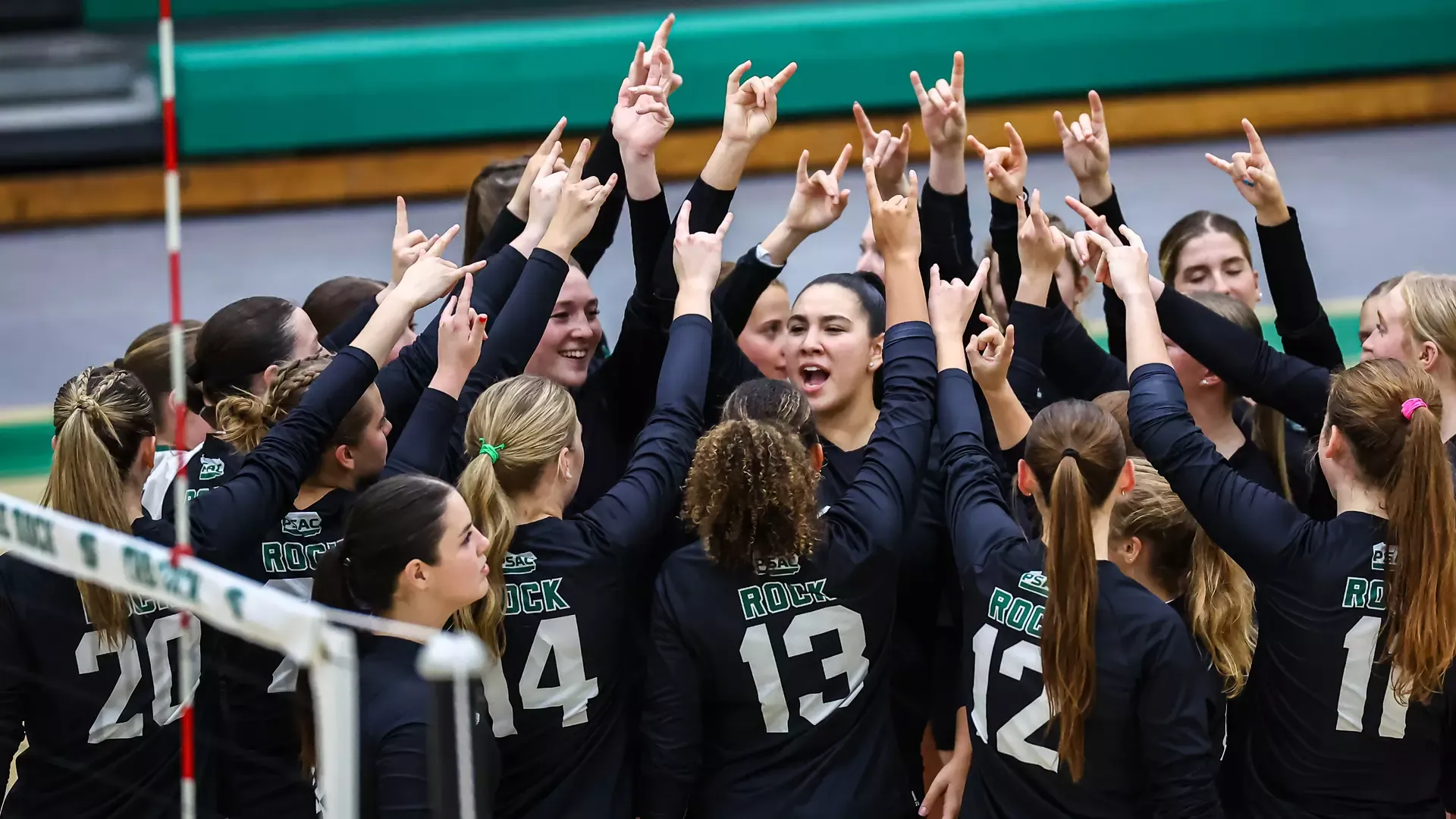 2025 Volleyball Team Huddle