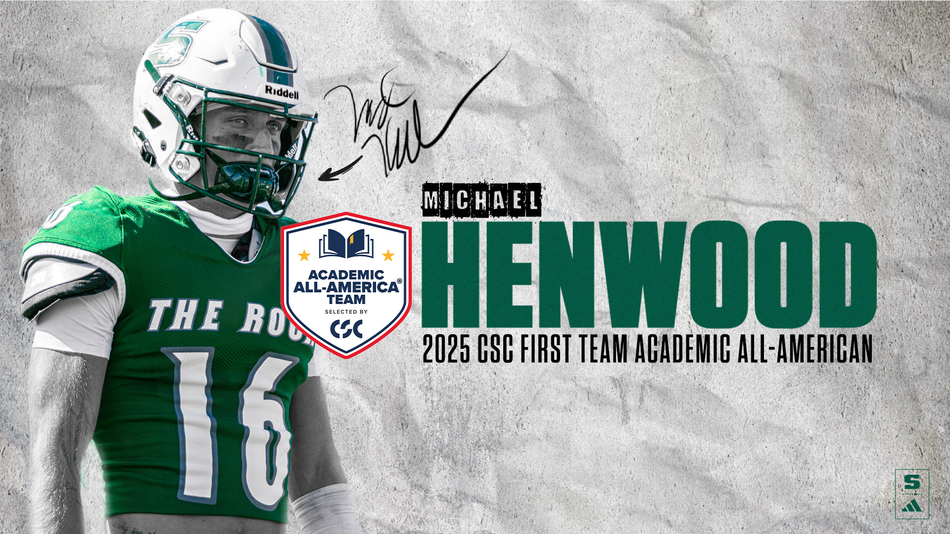Michael Henwood Academic All-American