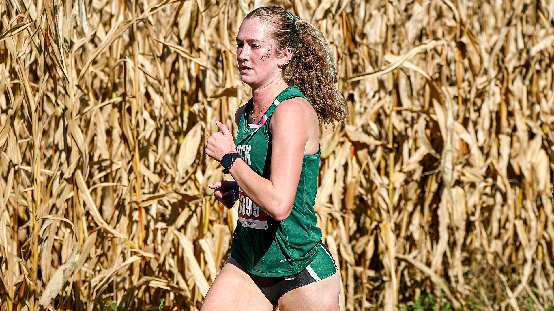 Carissa Flynn runs XC at Lock Haven