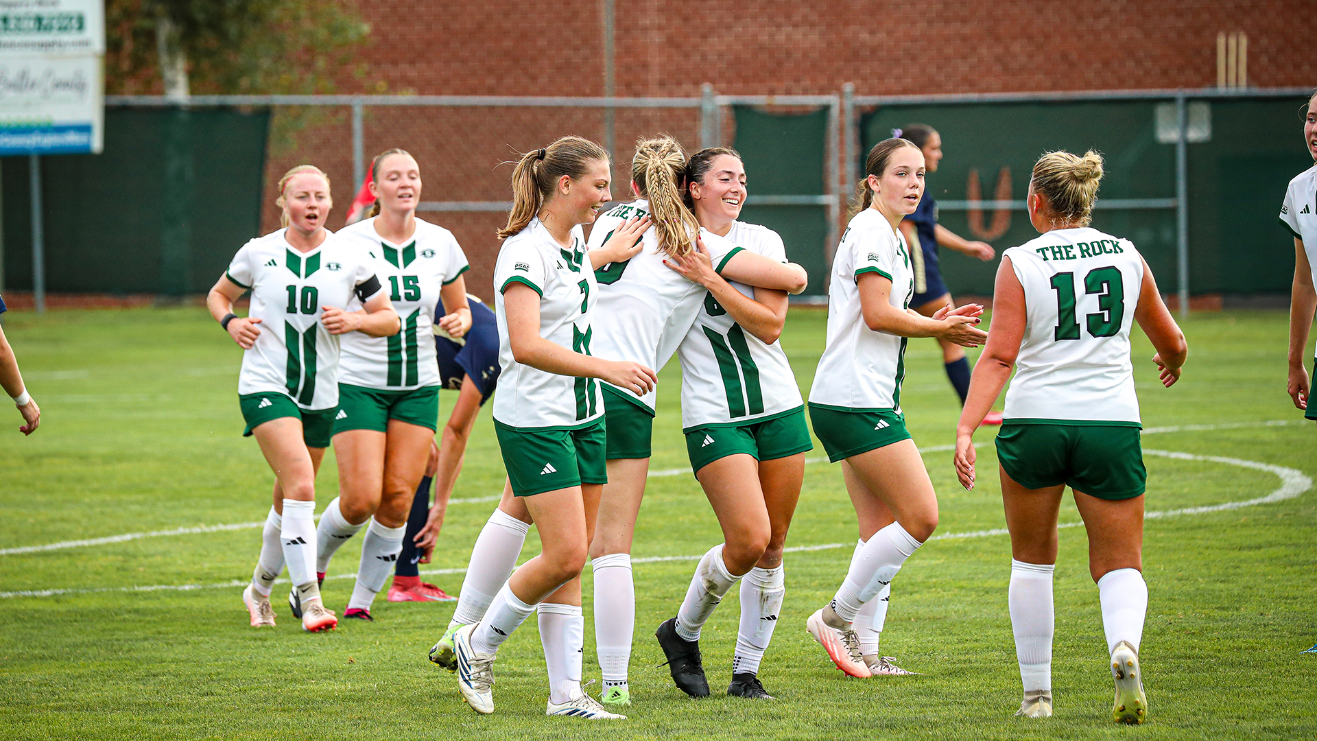 Slippery Rock celebration vs. Clarion