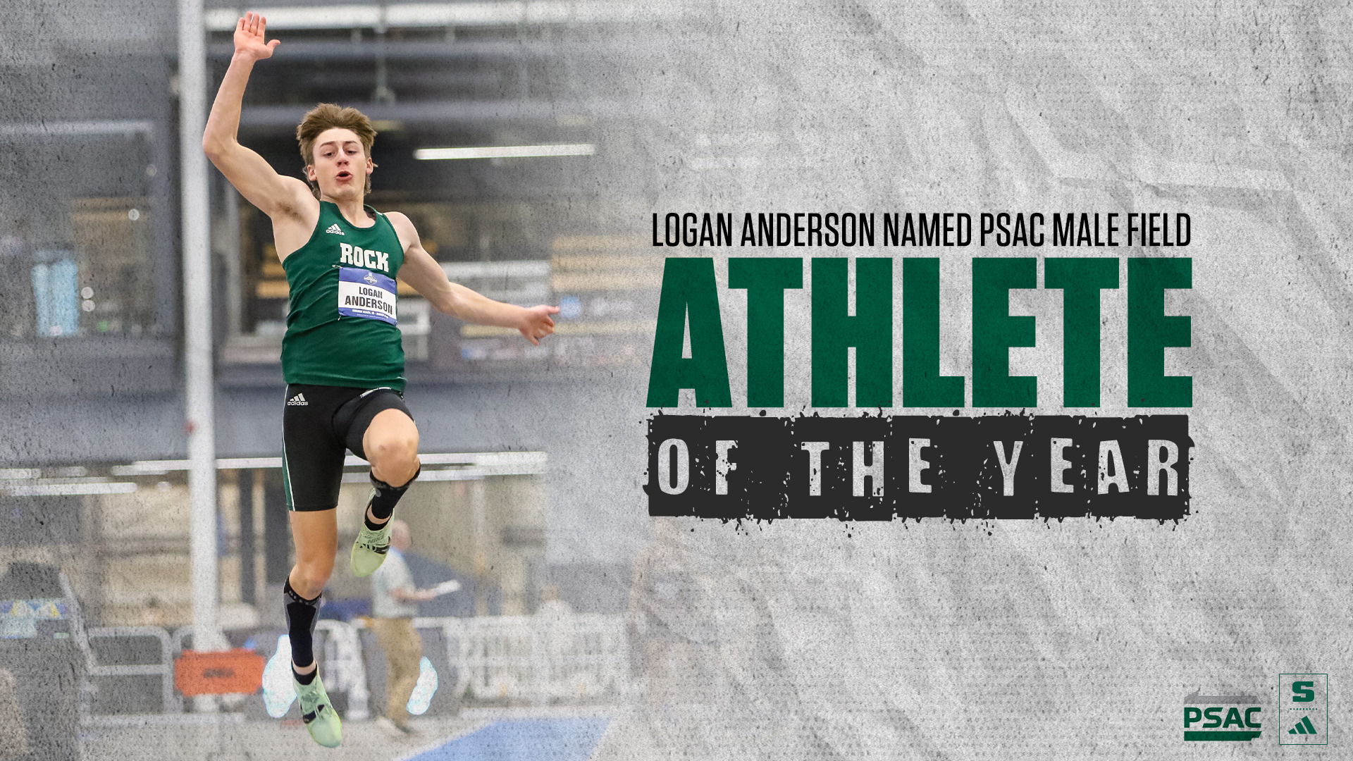 Logan Anderson PSAC Male Field Athlete of the Year