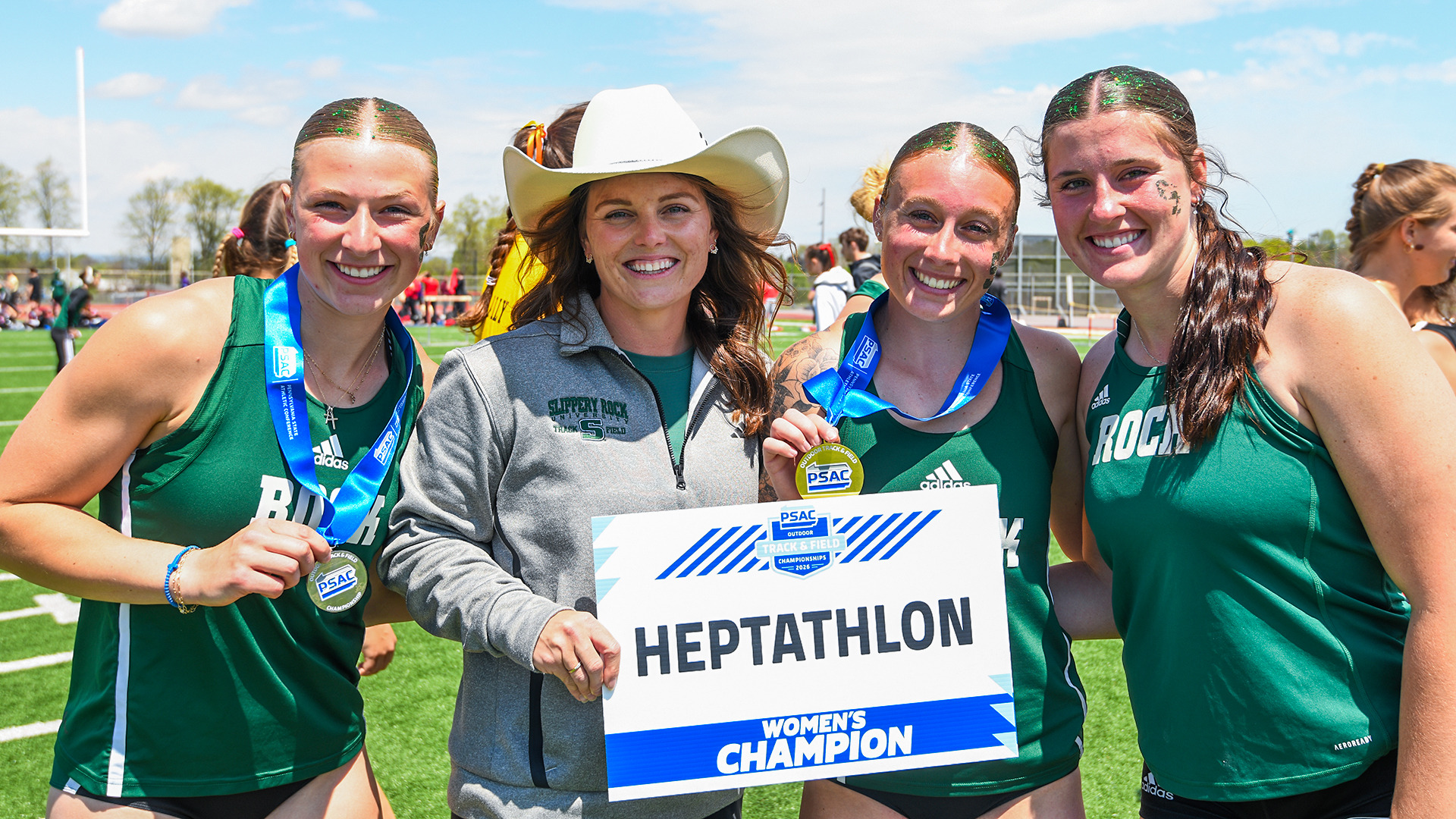Slippery Rock multi-event placewinners at PSAC Outdoor Championships