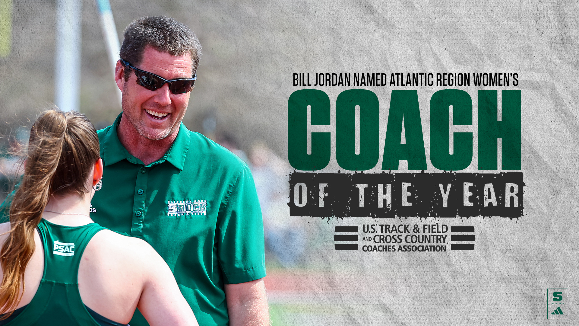 Bill Jordan 2026 Atlantic Region Women's Track & Field Coach of the Year