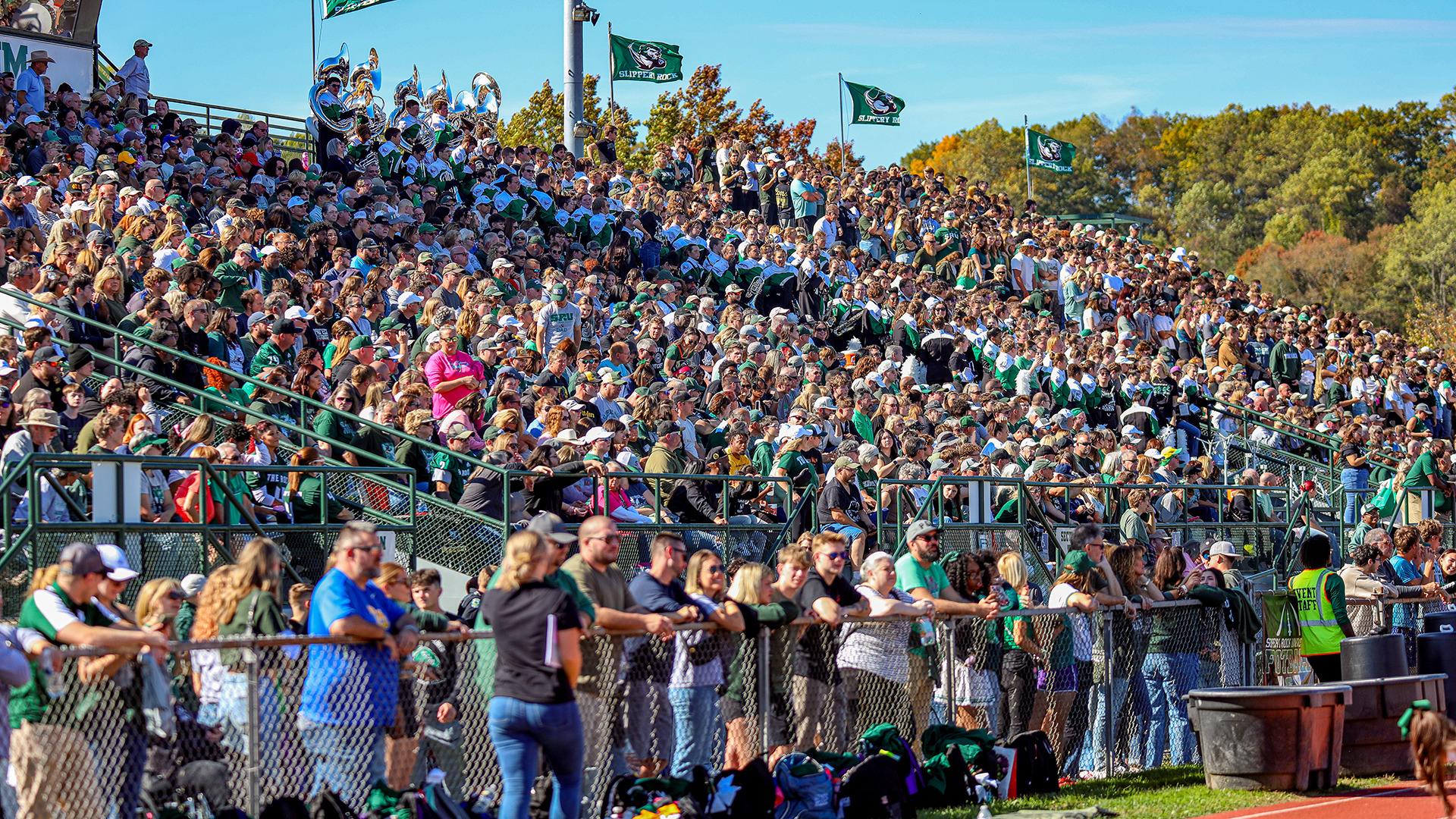 2025 SRU Football Home Game Crowd