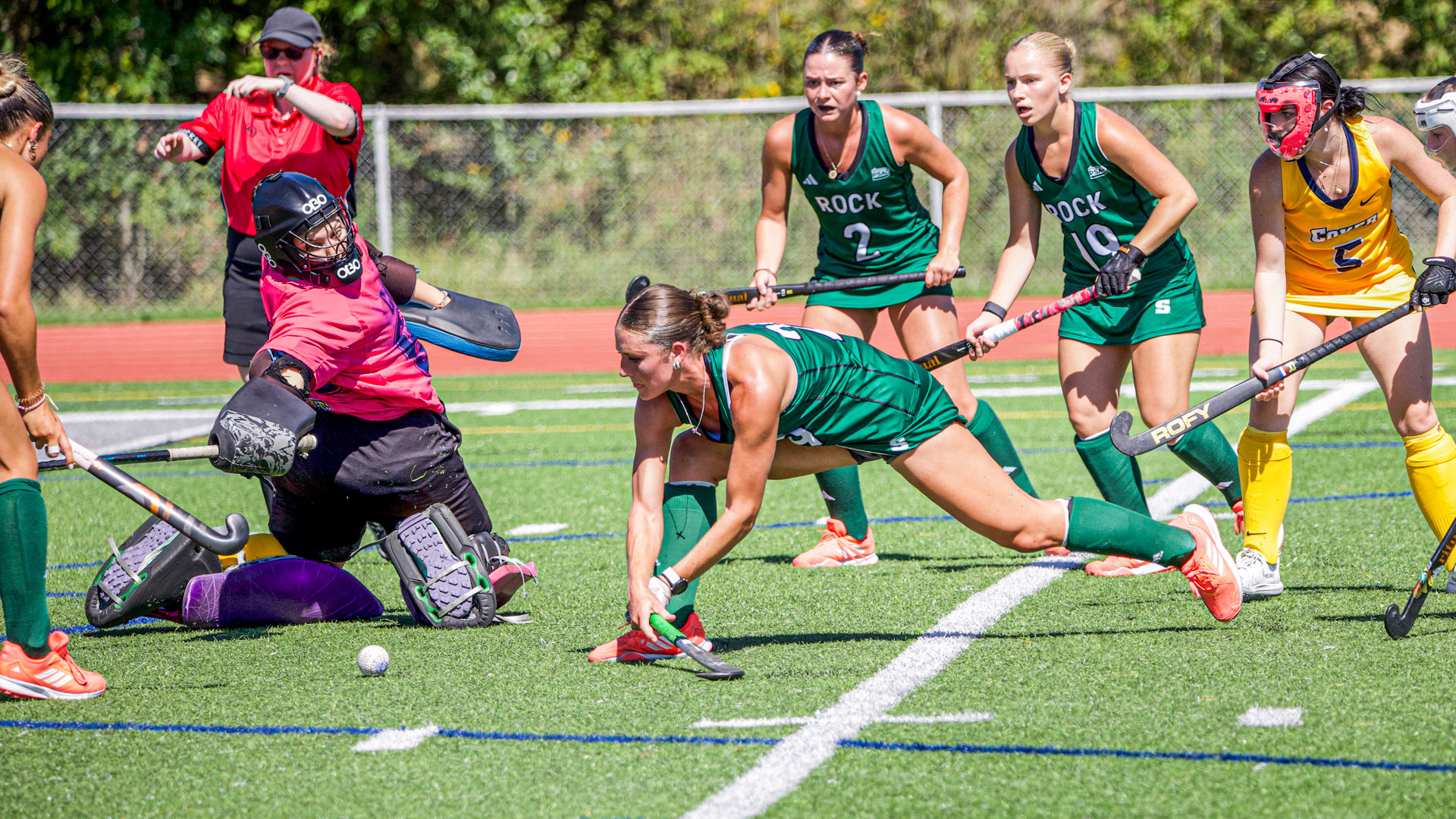 Hilary Hoffman shoots vs Coker