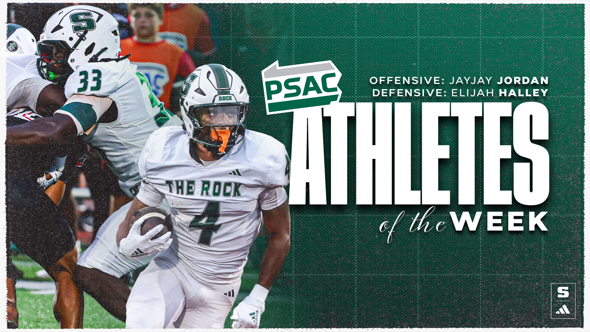 JayJay Jordan and Elijah Halley PSAC Athletes of the Week