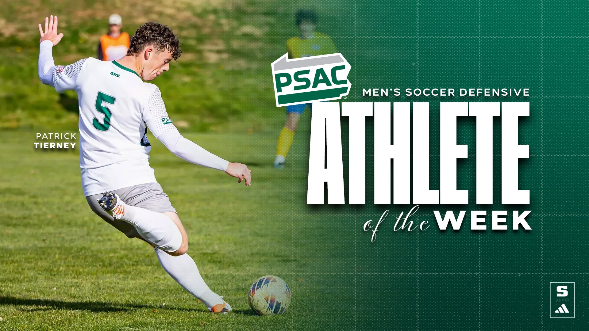 Patrick Tierney PSAC West Defensive Athlete of the Week