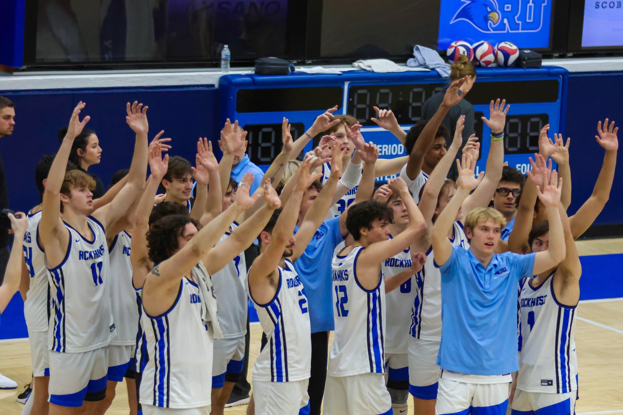 Sideline celebration