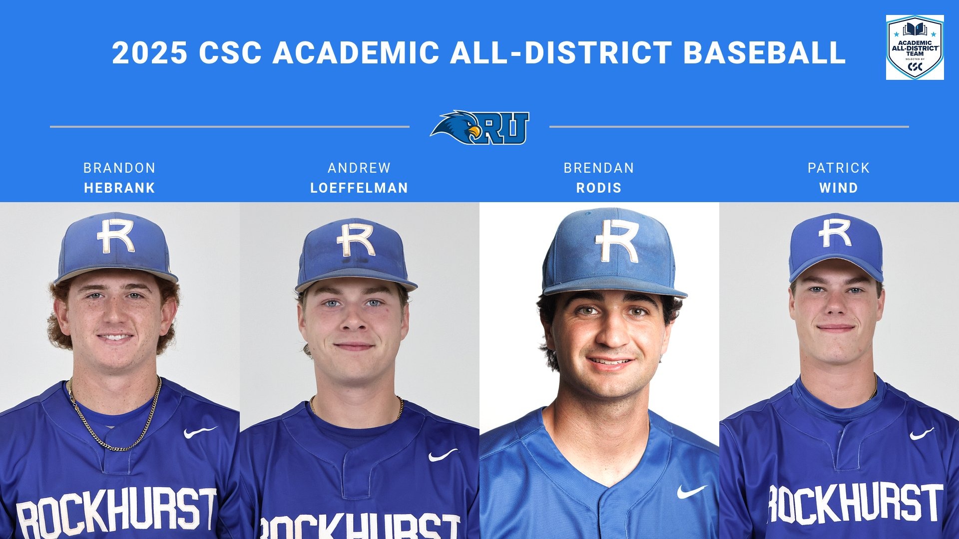 2025 Academic All-District Baseball