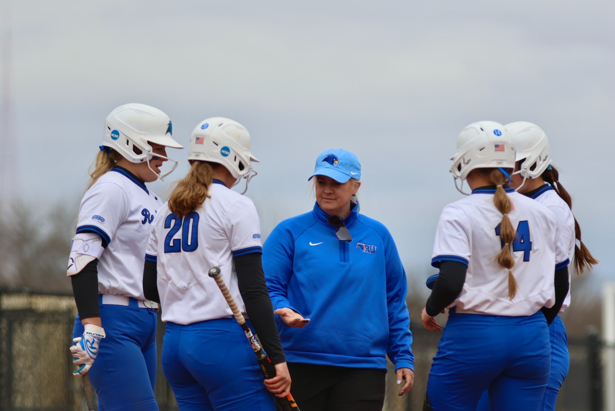 Mound visit softball