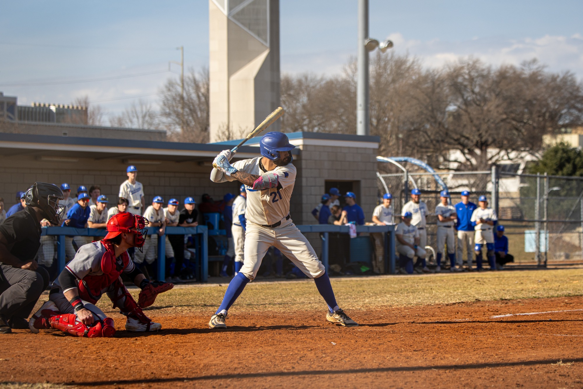 Michael Laudando hitting