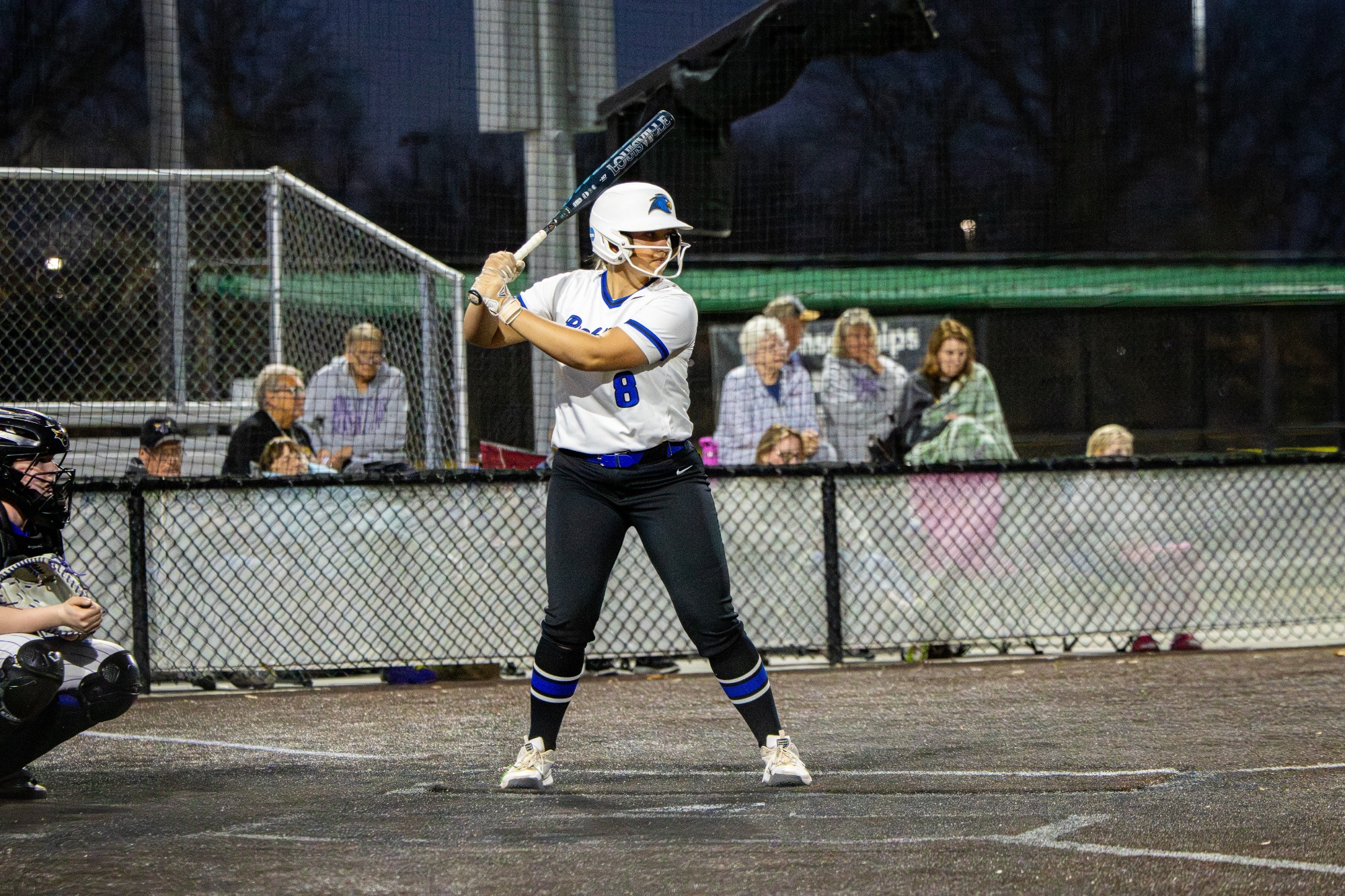 Claire Long batting