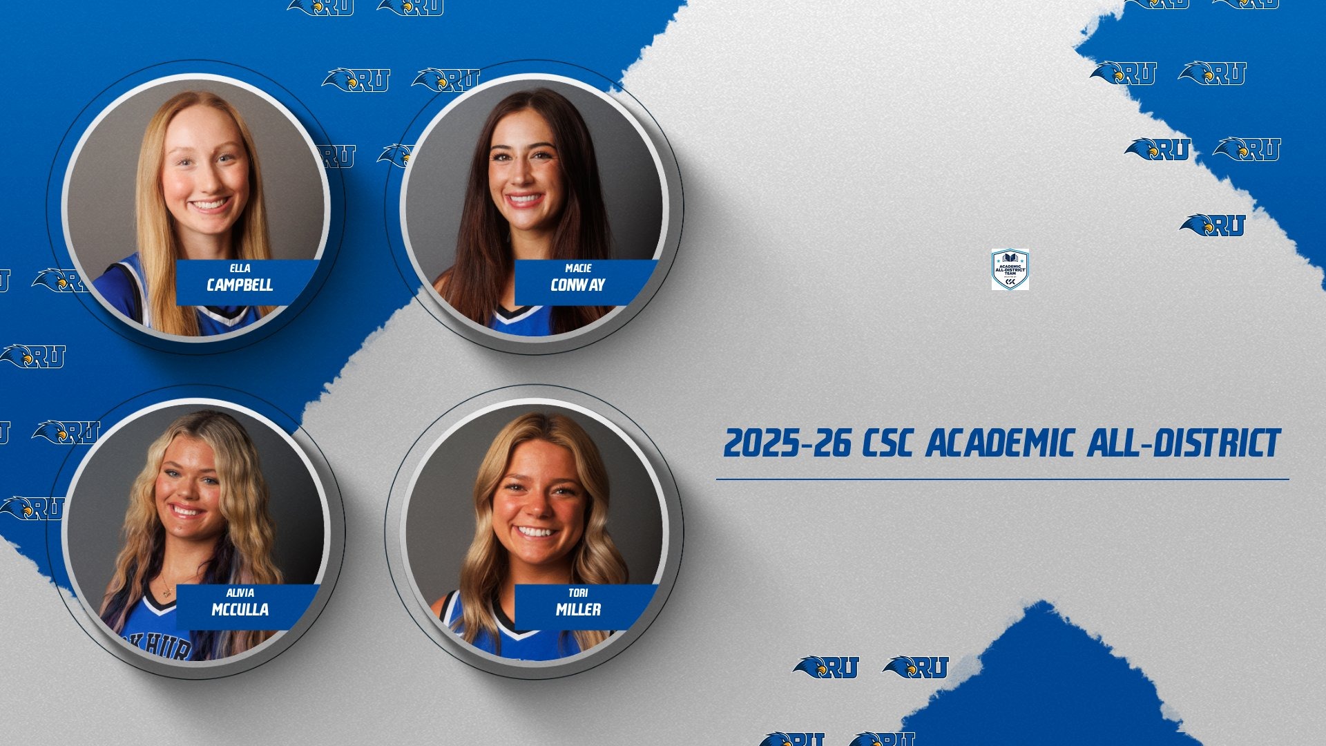 WBB Academic All-District honorees