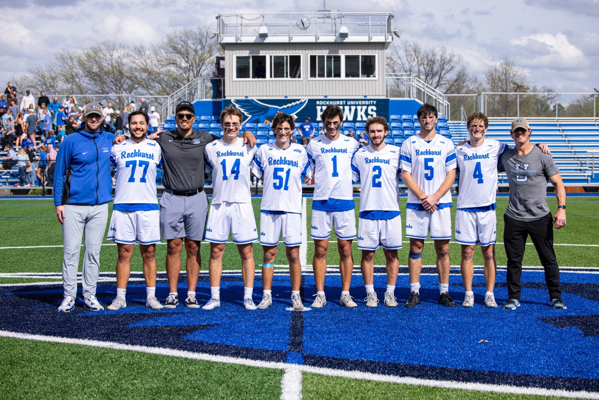 MLAX Senior Day group