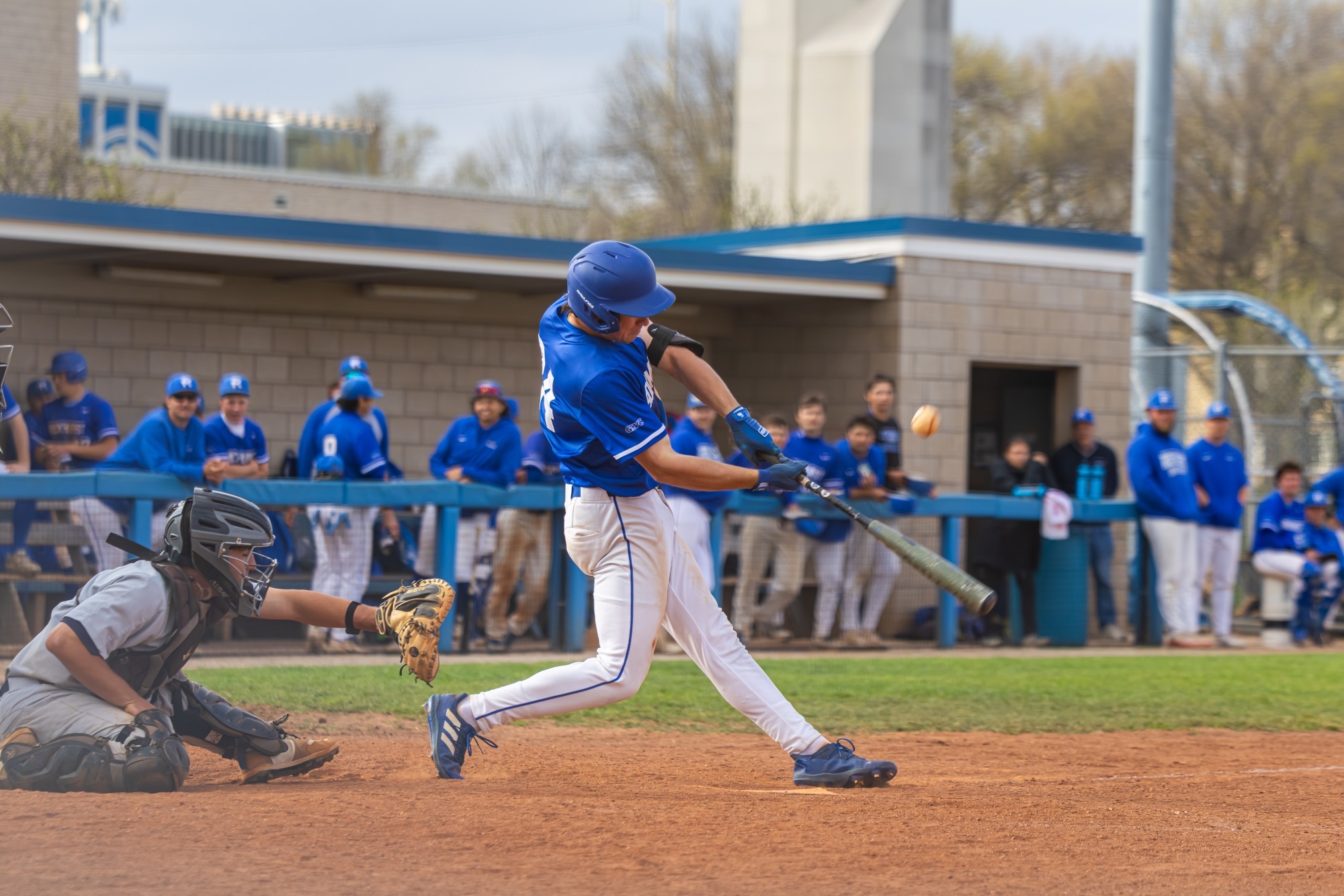 Colton Wemhoff batting