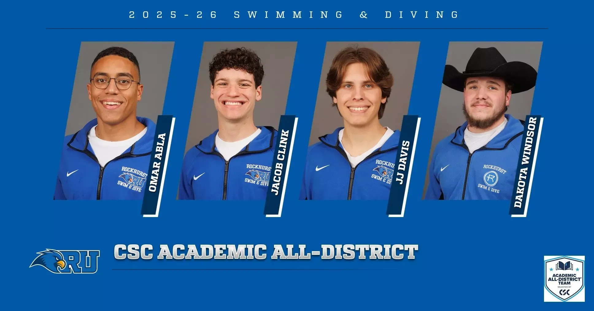 CSC Academic All-District Men Team