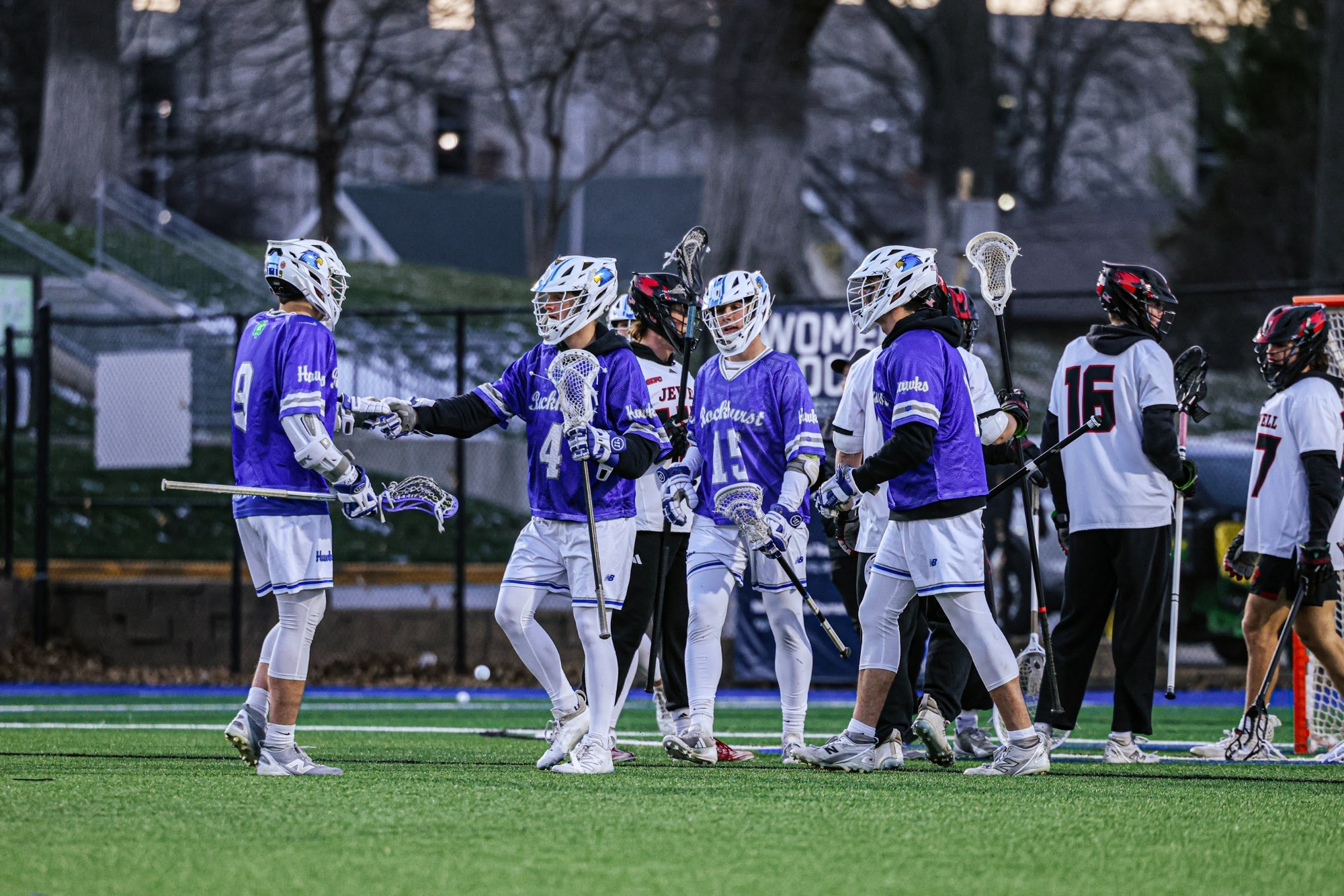 Goal celebration on field