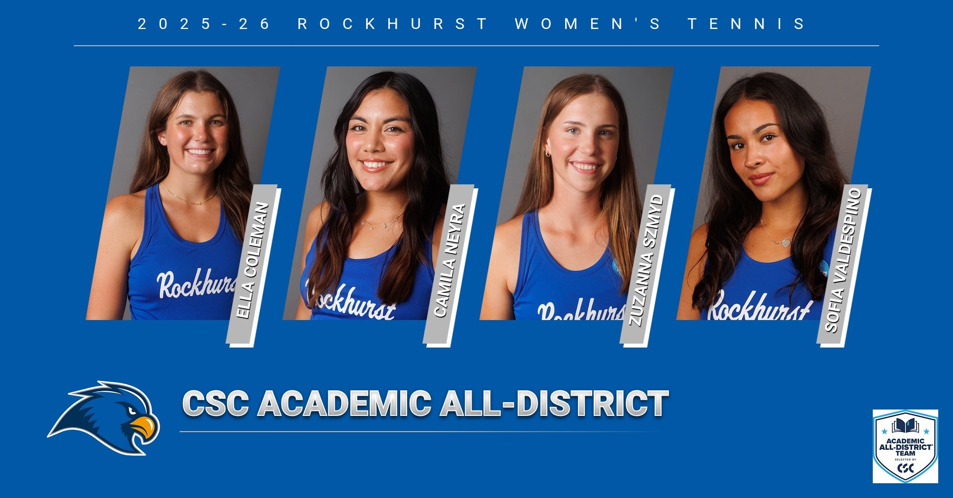 CSC Academic All-District WTennis