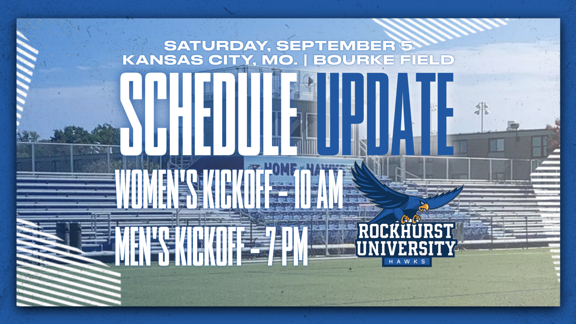 MSOC WSOC Schedule Update