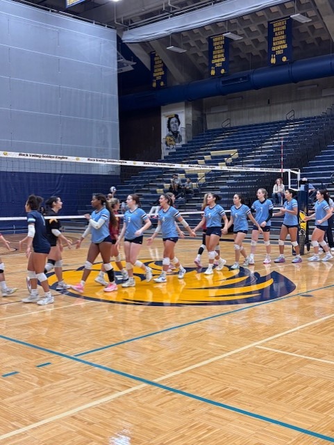 Volleyball Team Image vs Morton