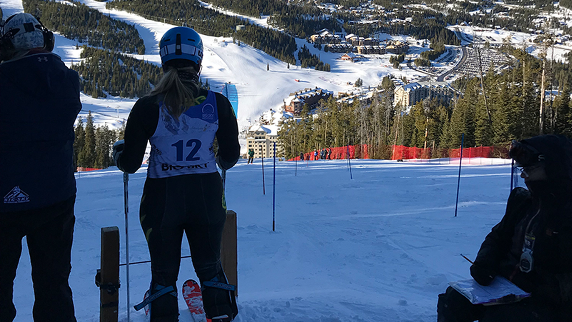 Ski Action Shot